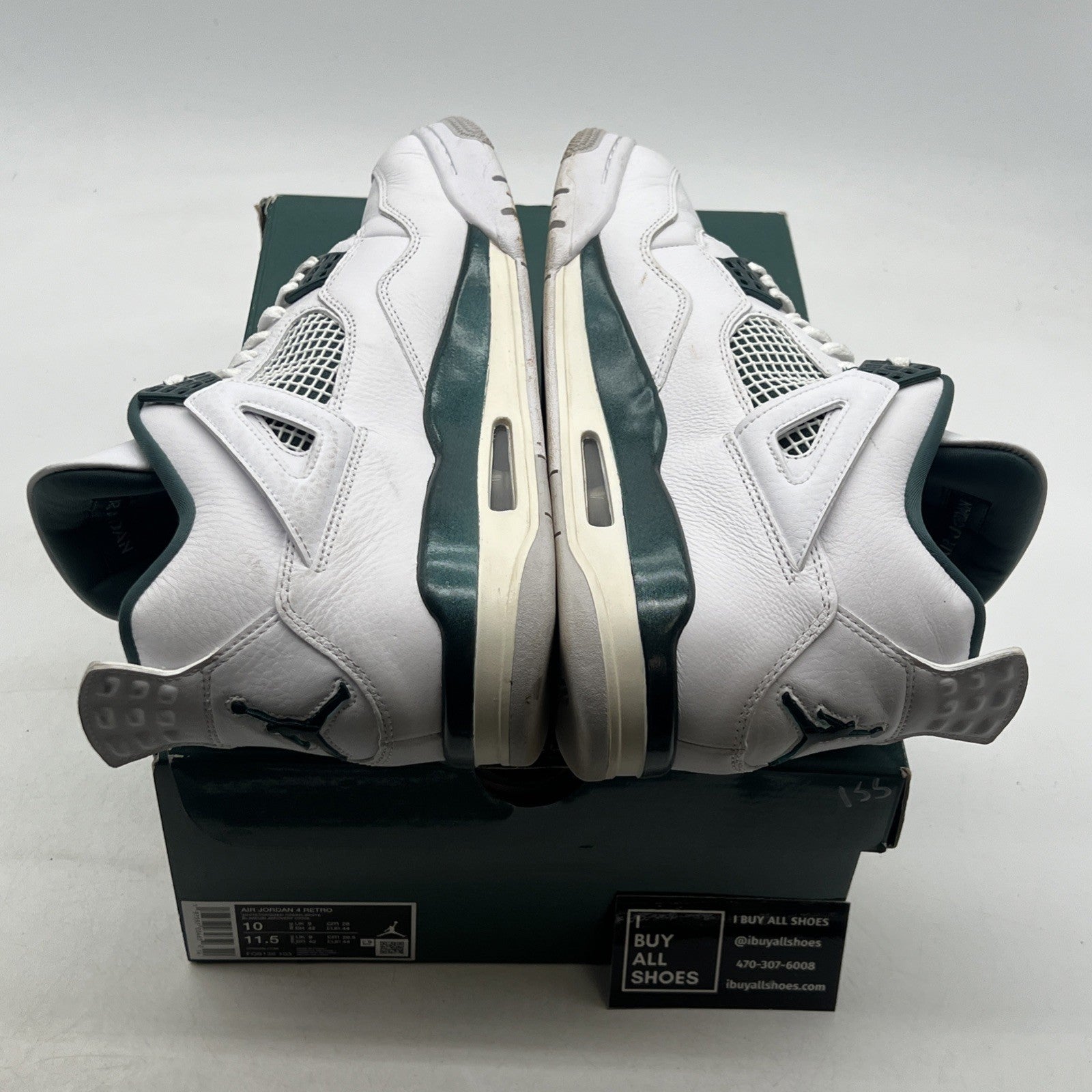 Size 10 - Air Jordan 4 Retro Oxidized Green (FQ8138-103)
