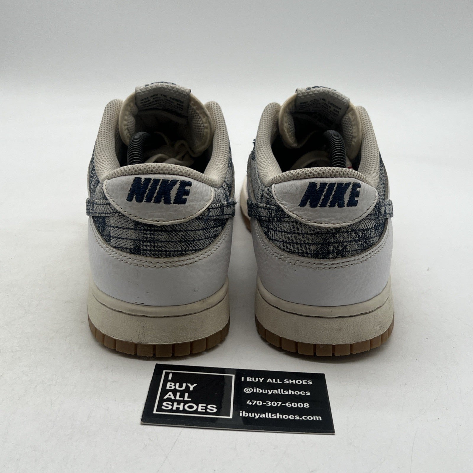 Size 11 - Nike Dunk Low Washed Denim (FN6881-100)
