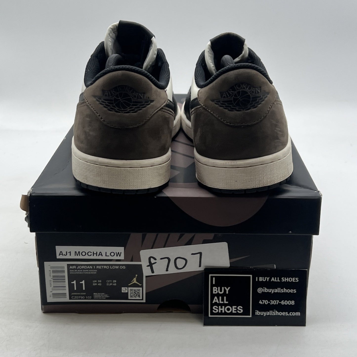 Size 11 - Air Jordan 1 Retro OG Low Mocha (CZ0790-102)