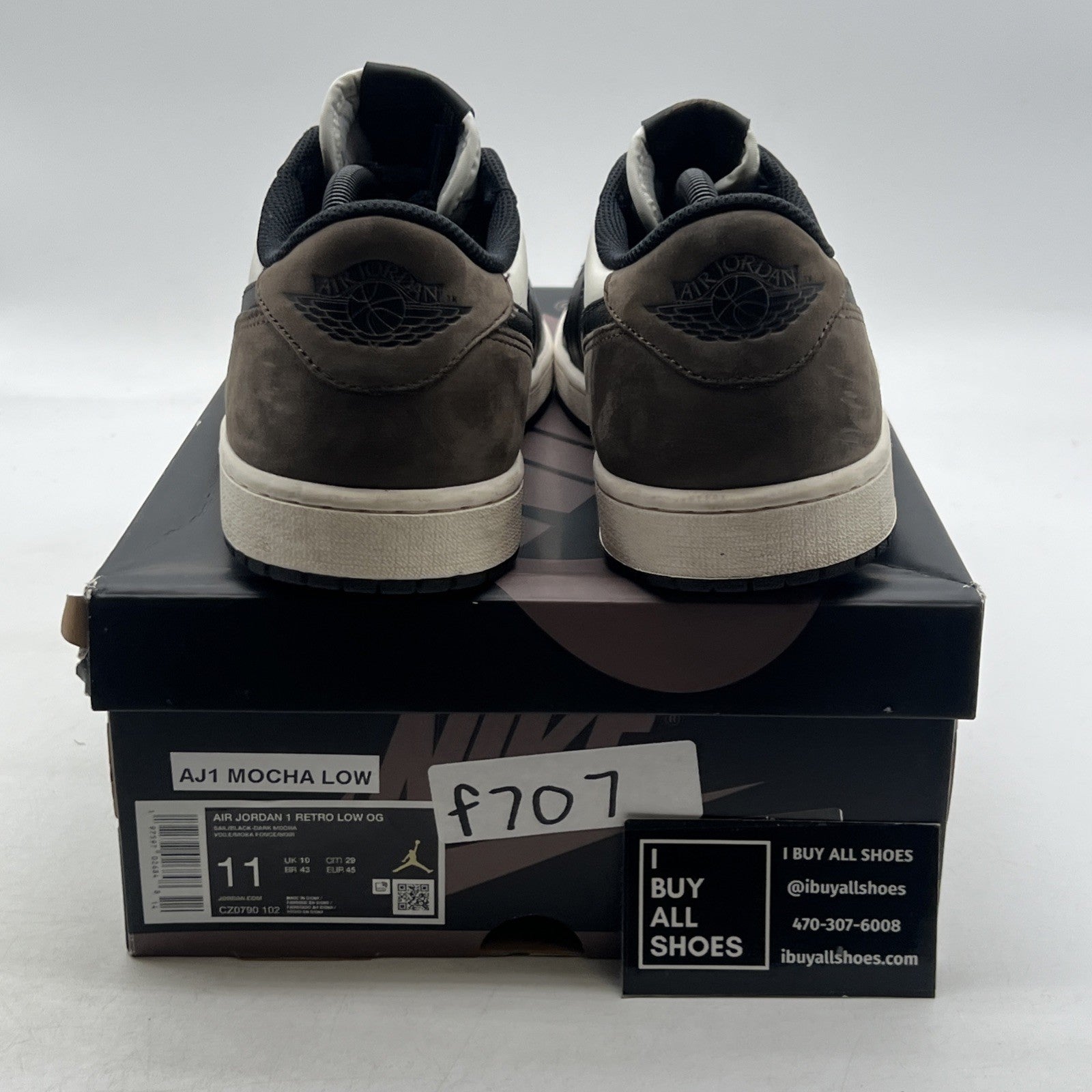 Size 11 - Air Jordan 1 Retro OG Low Mocha (CZ0790-102)