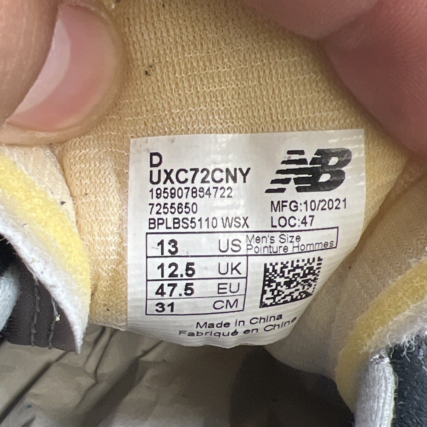 Size 13 - New Balance XC-72 Chinese New Year (UXC72CNY)