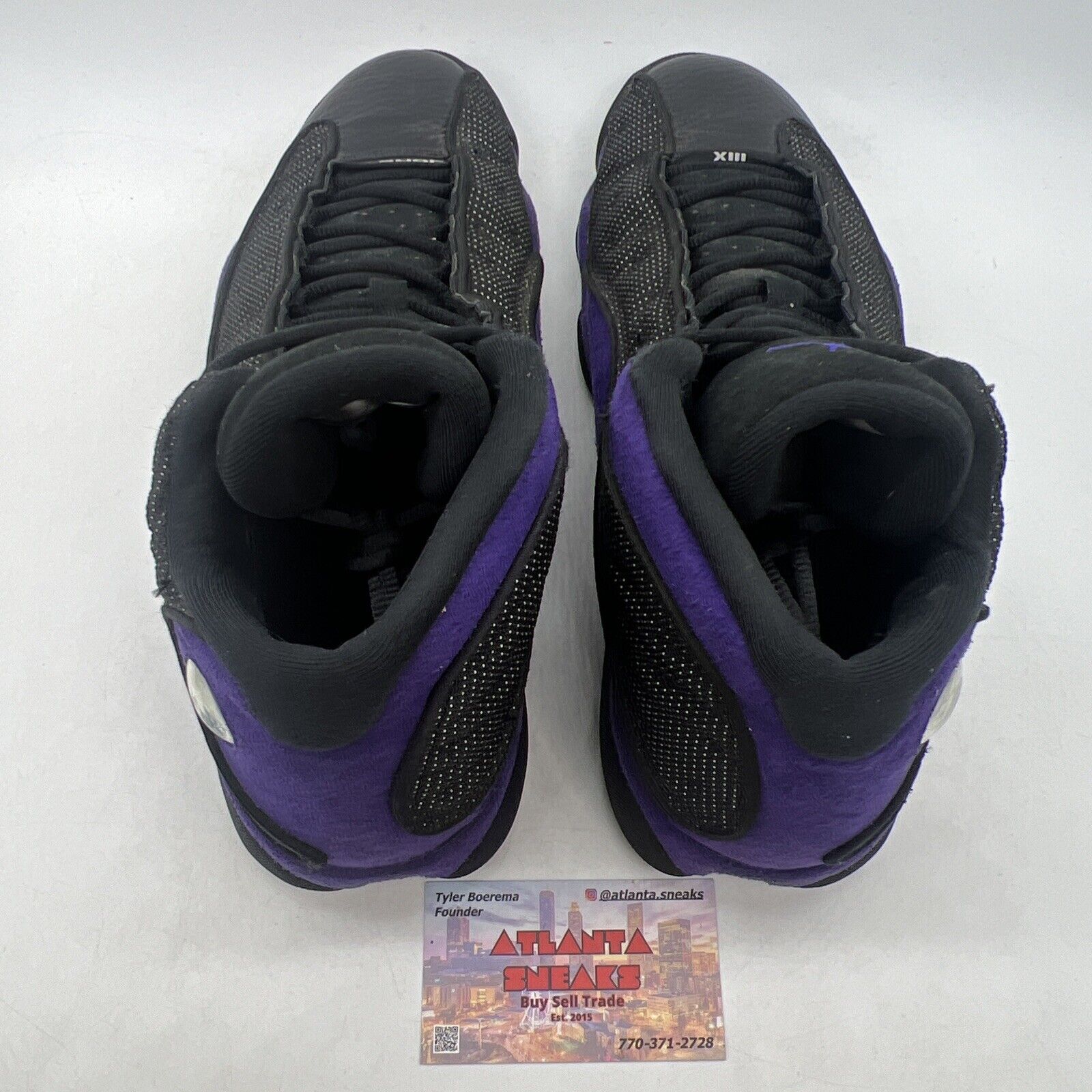 Size 10.5 - Jordan 13 Retro Court Purple Black Leather Suede (DJ5982-015)