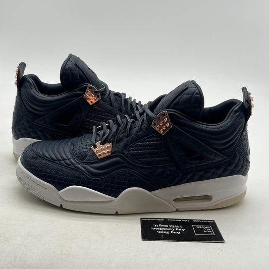 Size 11 - Air Jordan 4 Retro Premium Obsidian (819139-402)