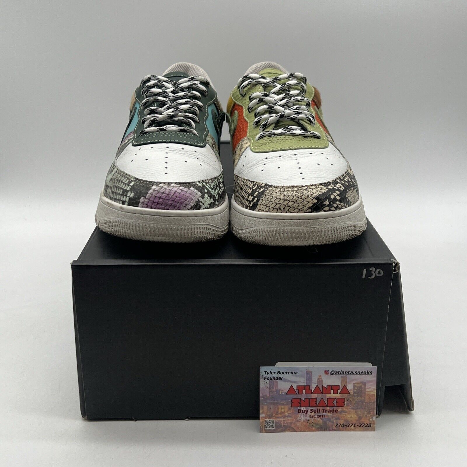 Size 10 - John Geiger GF-01 “What The” Python/White/Hare