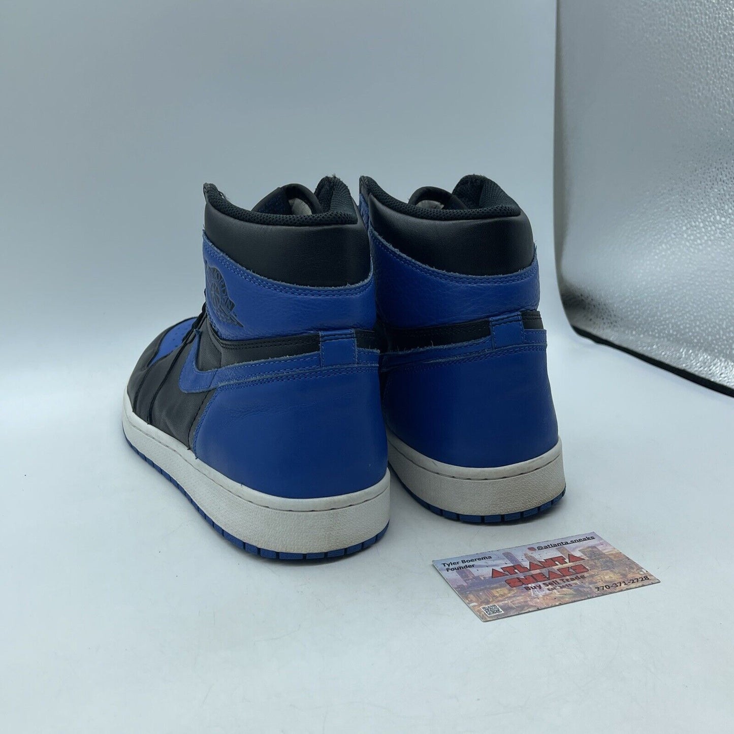 Size 12 - Jordan 1 Retro OG High Royal Blue Black White Leather (555088-007)