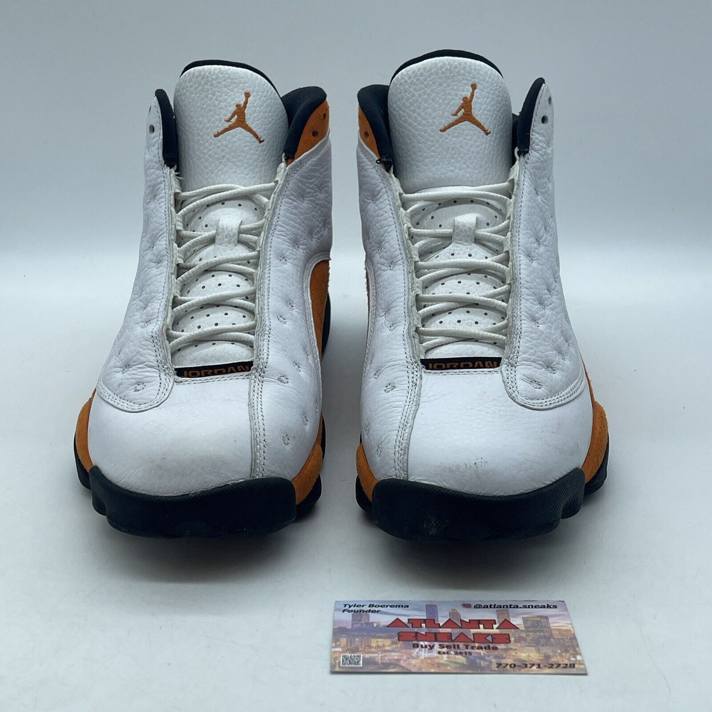 Size 10.5 - Air Jordan 13 Retro Starfish Orange White Black (414571-108)