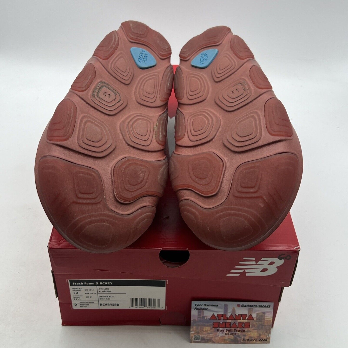 Size 13 - New Balance Fresh Foam X RCVRY Tamarind with Spice Blue Yeezy Comfort