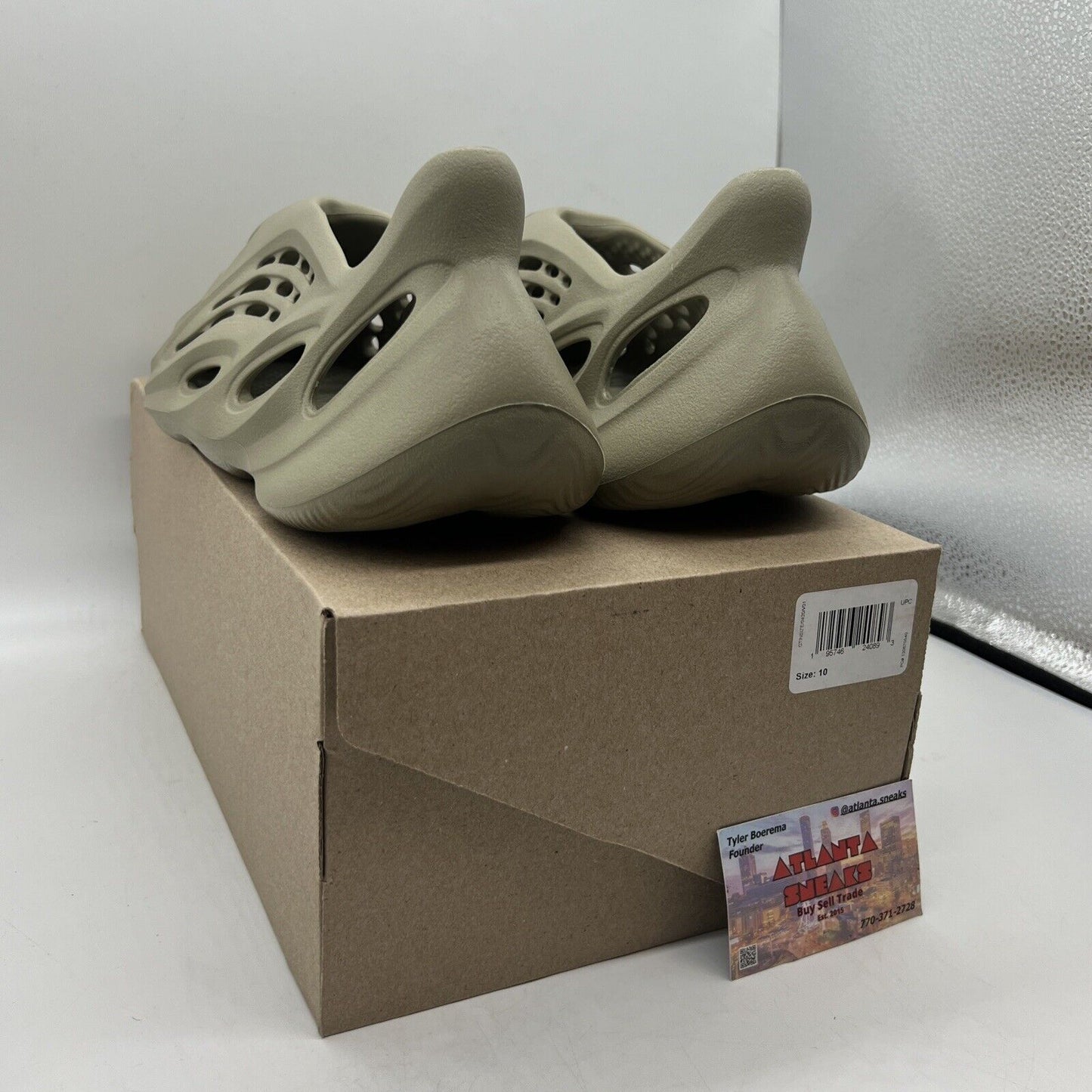 YEEZY FOAM RNR Stone Salt Size 13M GV6840 Adidas Brand New Og All