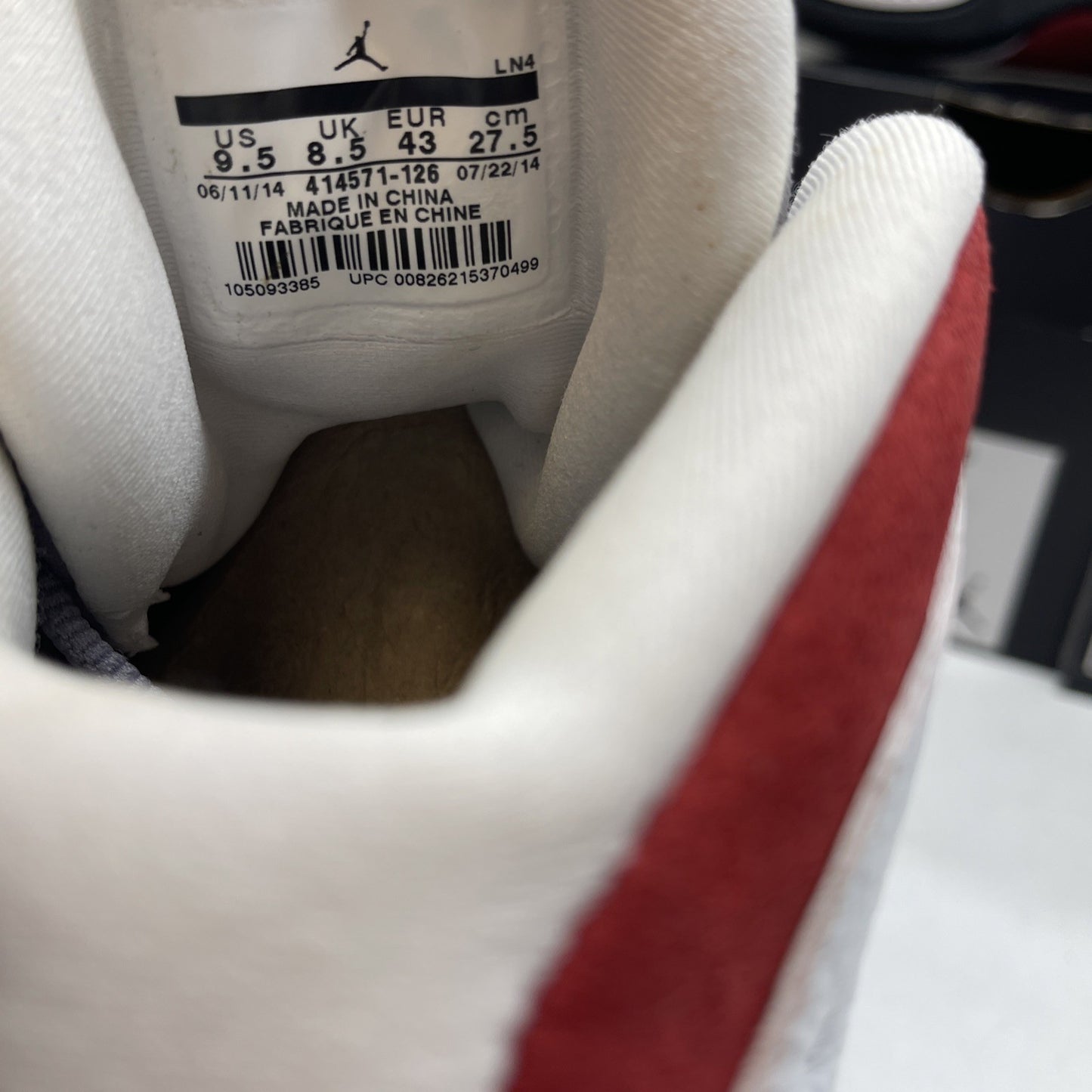 Size 9.5 - Air Jordan 13 Retro 2014 Grey Toe (414571-126)