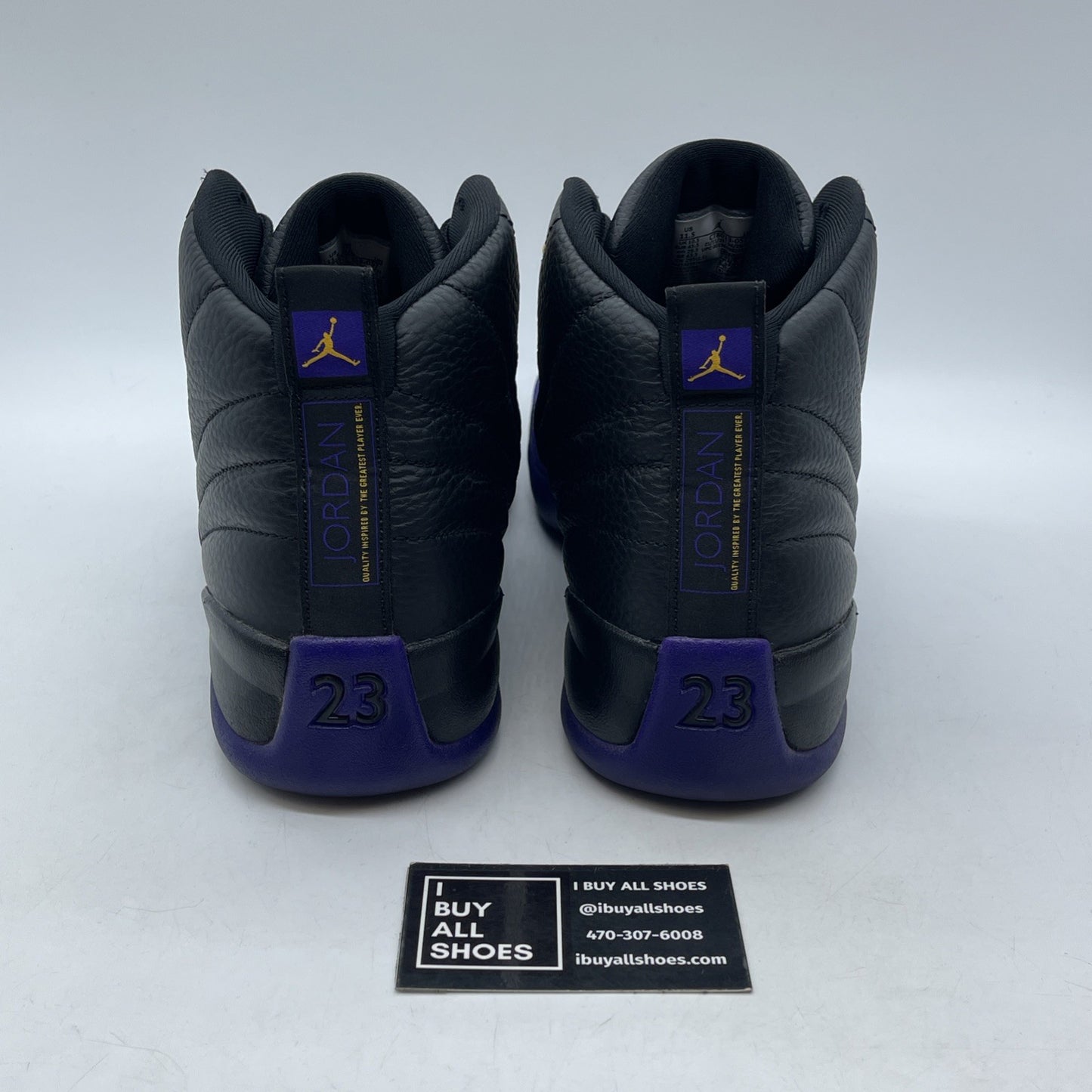 Size 11.5 - Jordan 12 Retro Mid Field Purple Black Leather (CT8013-057)