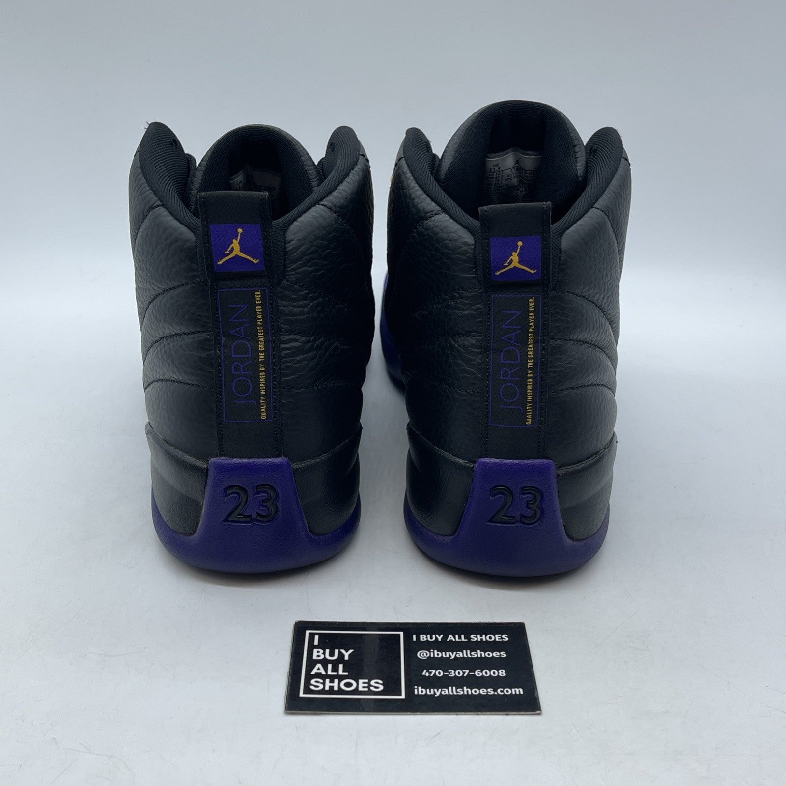Size 11.5 - Jordan 12 Retro Mid Field Purple Black Leather (CT8013-057)