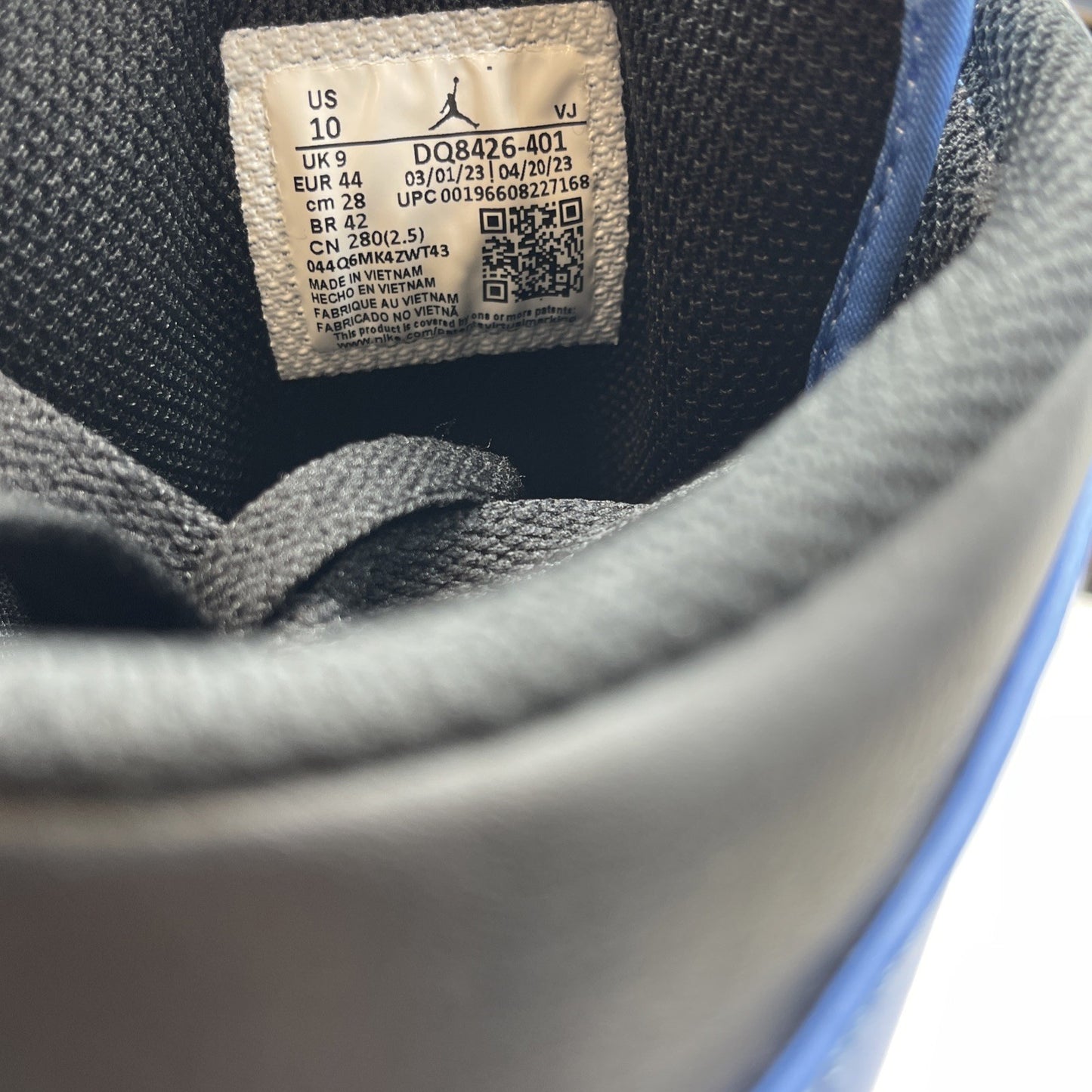 Size 10 - Air Jordan 1 Mid University Blue Black White Leather (DQ8426-401)
