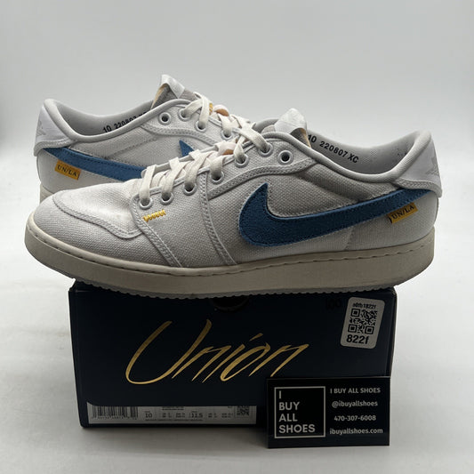 Size 10 - Air Jordan 1 Retro AJKO Low SP Union White/Neutral (D08912-101)