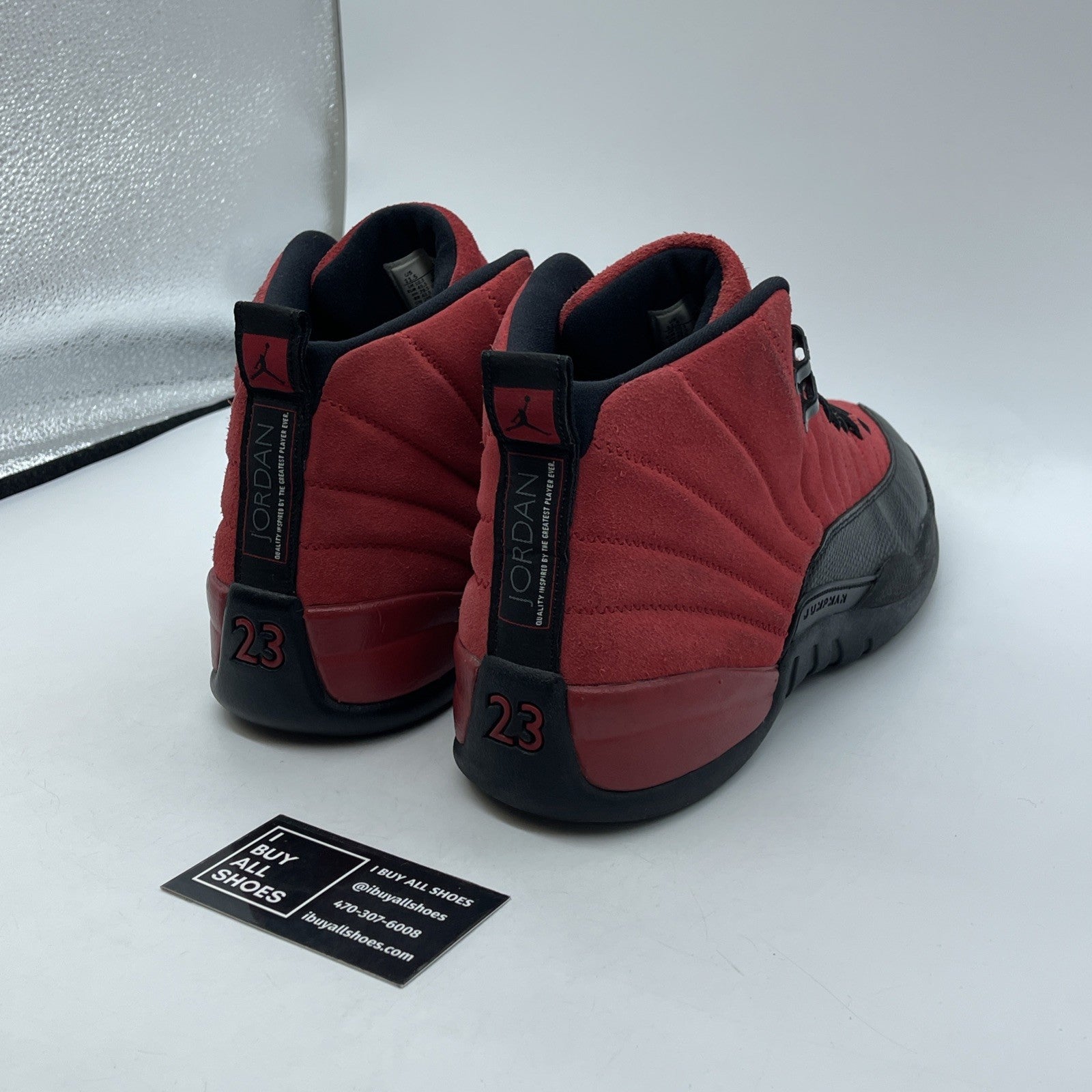 Size 11.5 - Jordan 12 Retro Reverse Flu Game 2020 Suede Leather