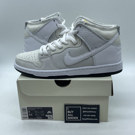 Size 8 - Nike SB Dunk High QS x Antihero Shoes White Black Skate (HM5837-100)