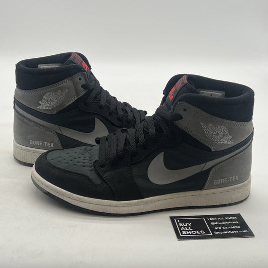 Size 9.5 - Air Jordan 1 Element GORE-TEX High Black Particle Grey (DB2889-001)