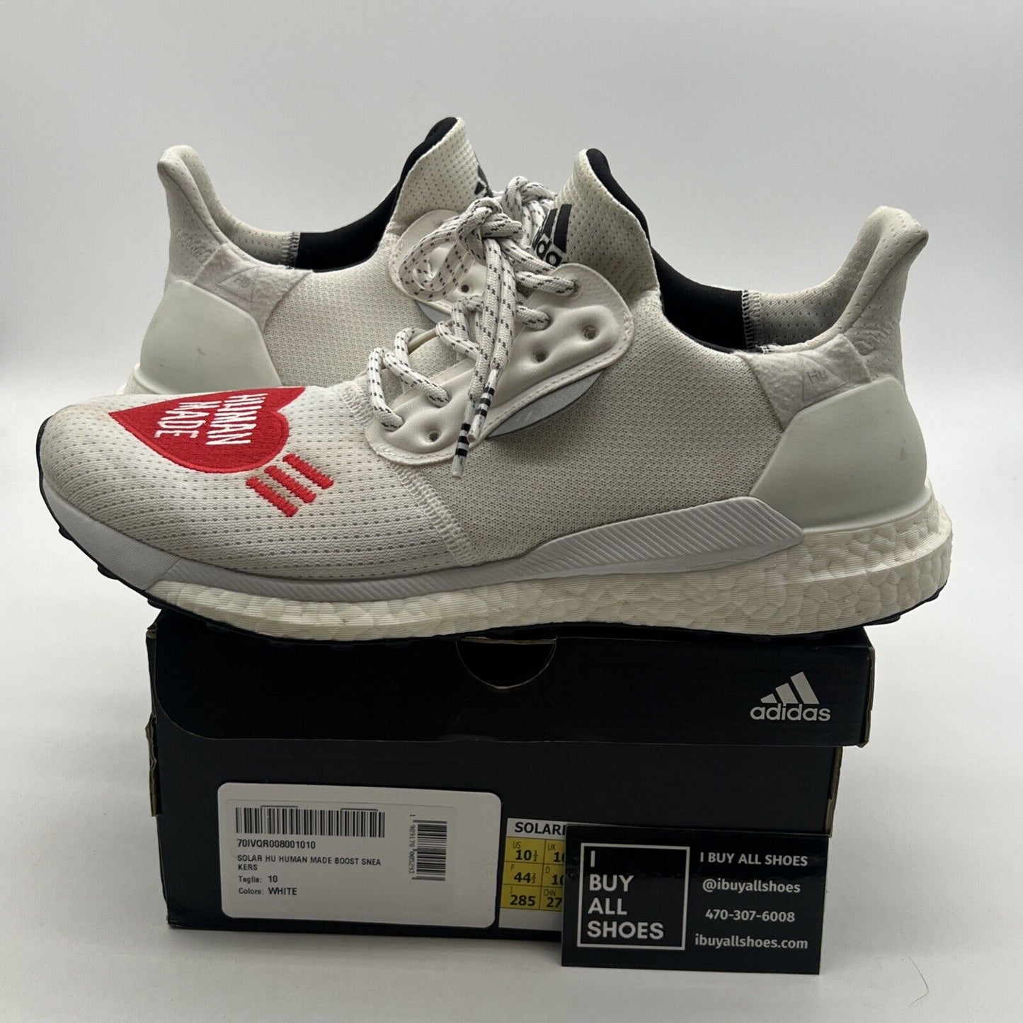 Size 10.5 - adidas HUMAN MADE x Solar Hu Love (EG1837)