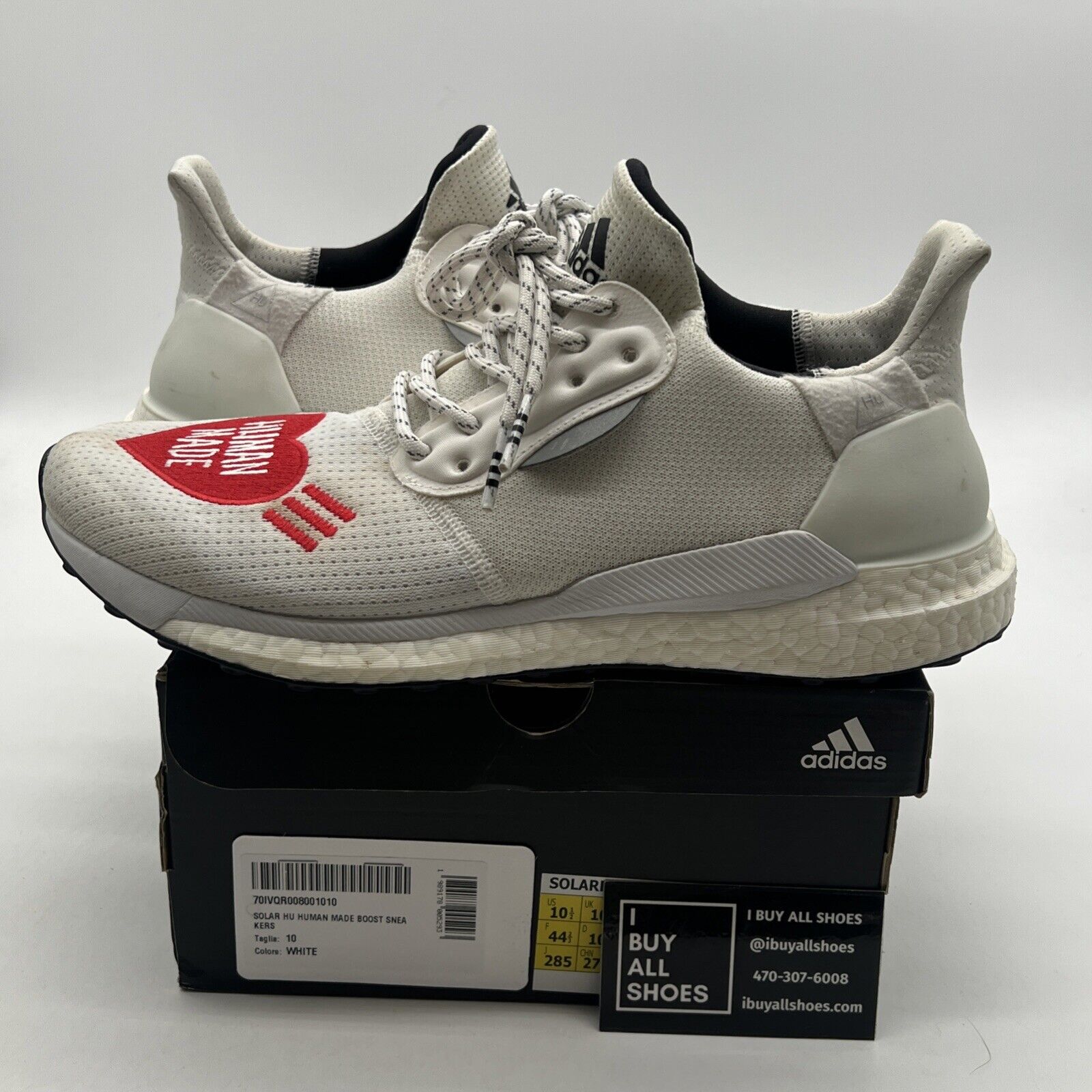 Size 10.5 - adidas HUMAN MADE x Solar Hu Love (EG1837)