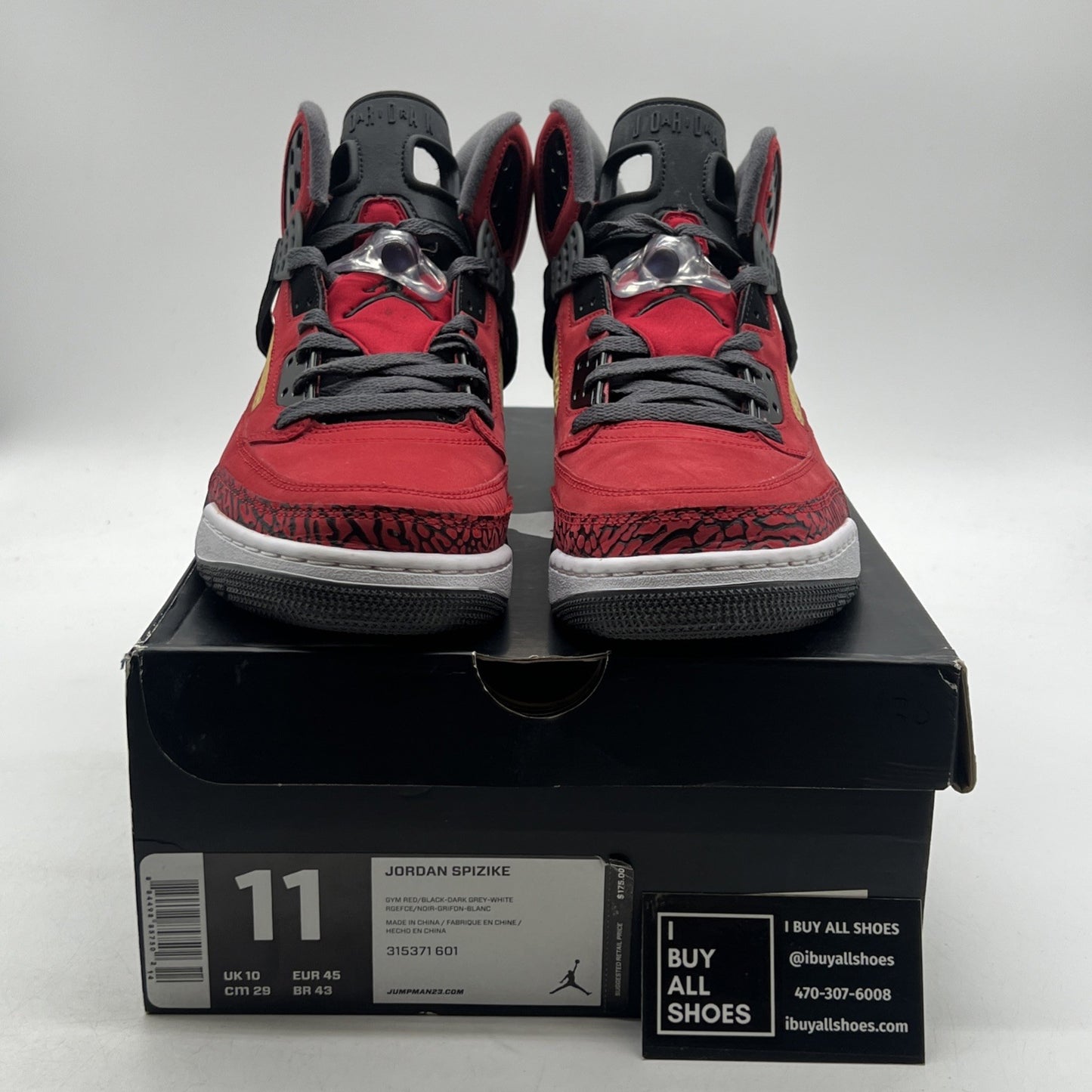 Size 11 - Jordan Spizike Toro Bravo (315371-601)