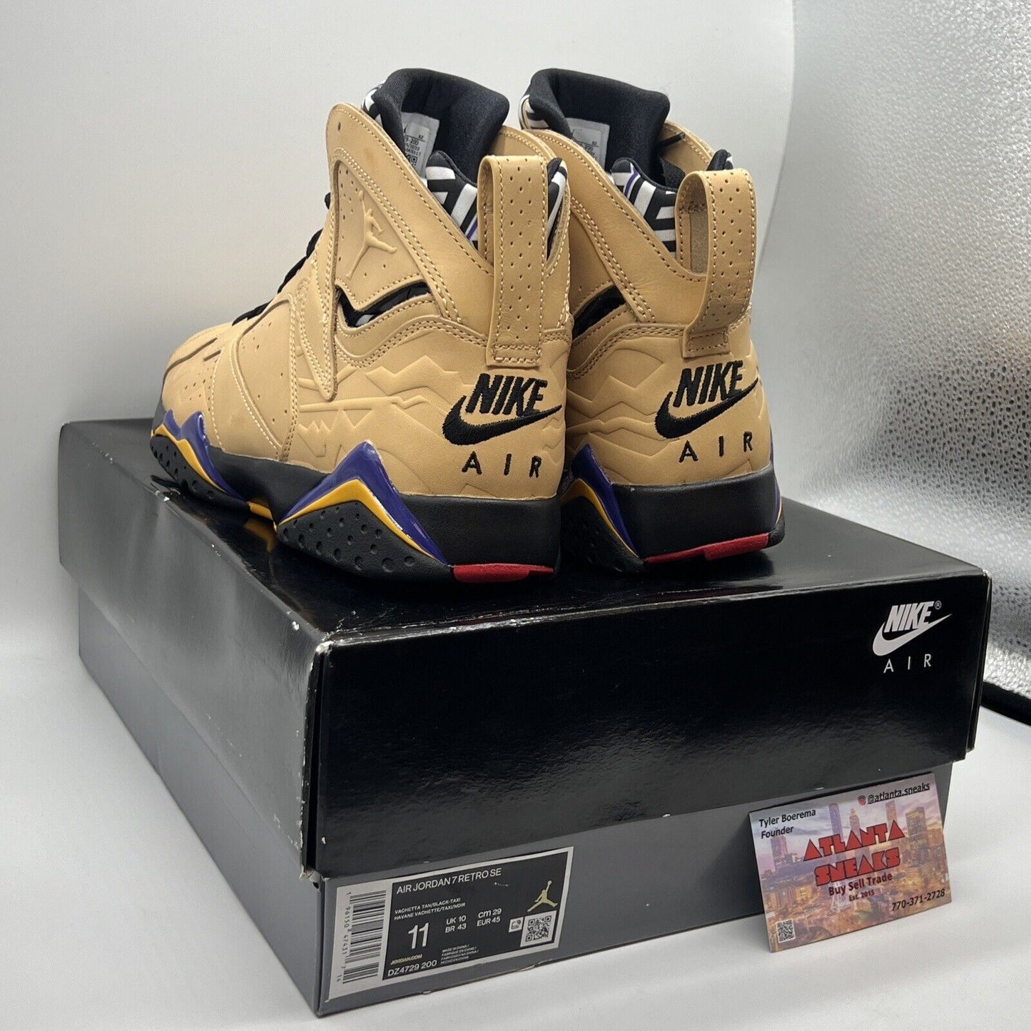 [DZ4729-200] Mens Air Jordan Retro 7 SE Vachetta Tan "Afrobeats" Brand New