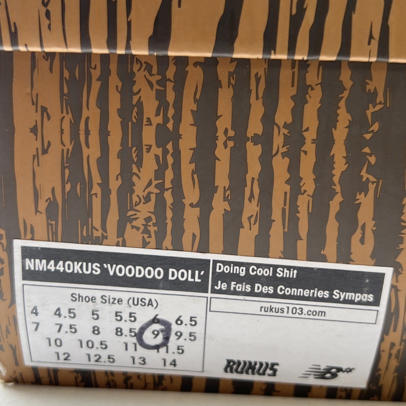 Size 9 - New Balance Rukus x Numeric 440 Voodoo Doll (NM440KUS)
