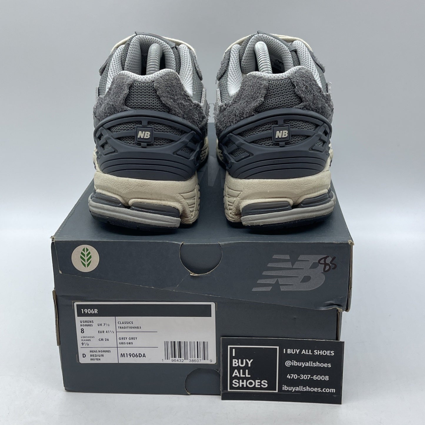 Size 8 - New Balance 1906D Protection Pack - Castlerock Grey (M1906DA)
