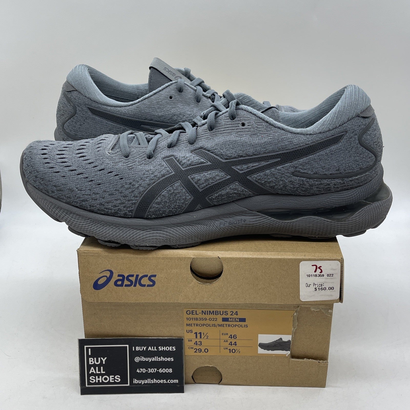 Size 11.5 - Asics Gel-Nimbus 24 Metropolis