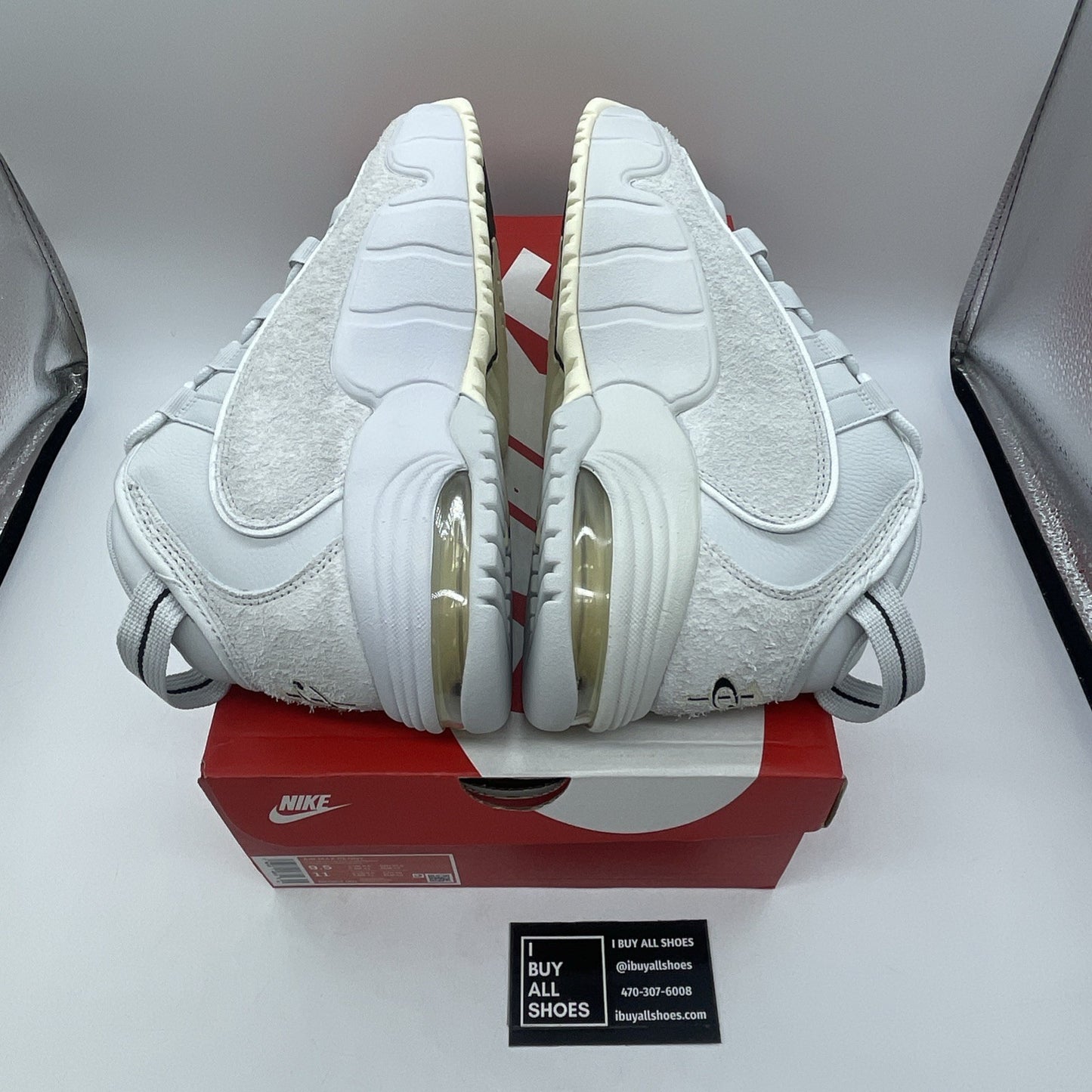 Size 9.5 - Nike Air Max Penny 1 Photon Dust Suede Leather (DX5801-001)