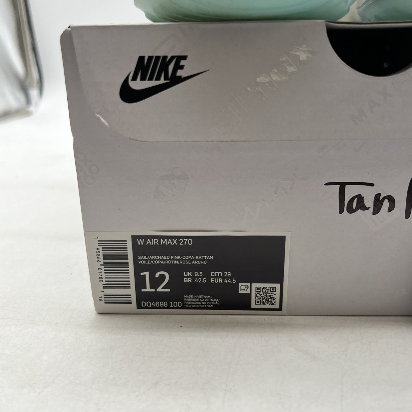 Size 12 - Nike Air Max 270 Sail Copa W (DQ4698-100)