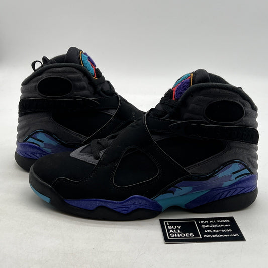 Size 9 - Air Jordan 8 Retro Aqua 2015 (305381-025)