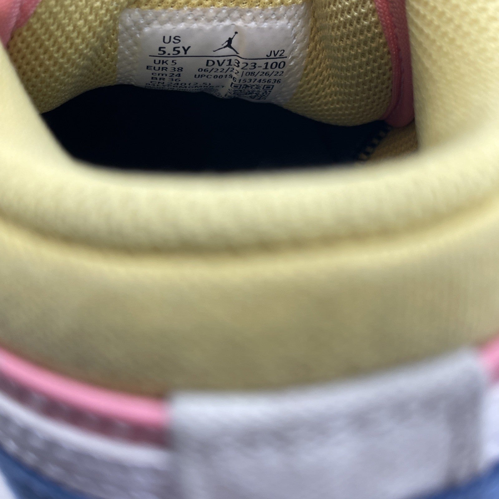 Size 5.5Y - Air Jordan 1 Low SE (GS) Multicolor Suede Leather  (DV1323-100)