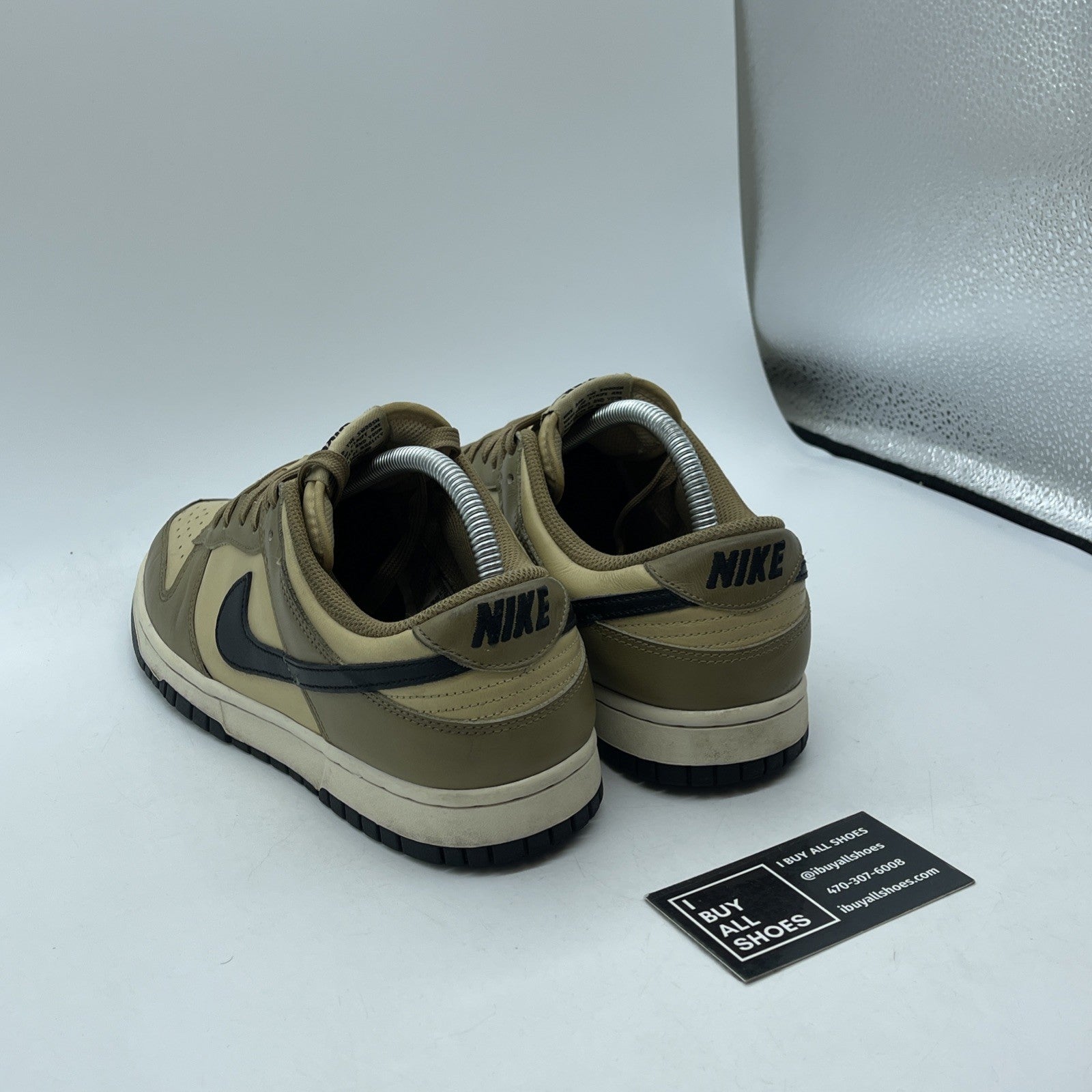 Size 9.5W - Nike Dunk Low Dark Driftwood Brown Leather (DD1503-200)