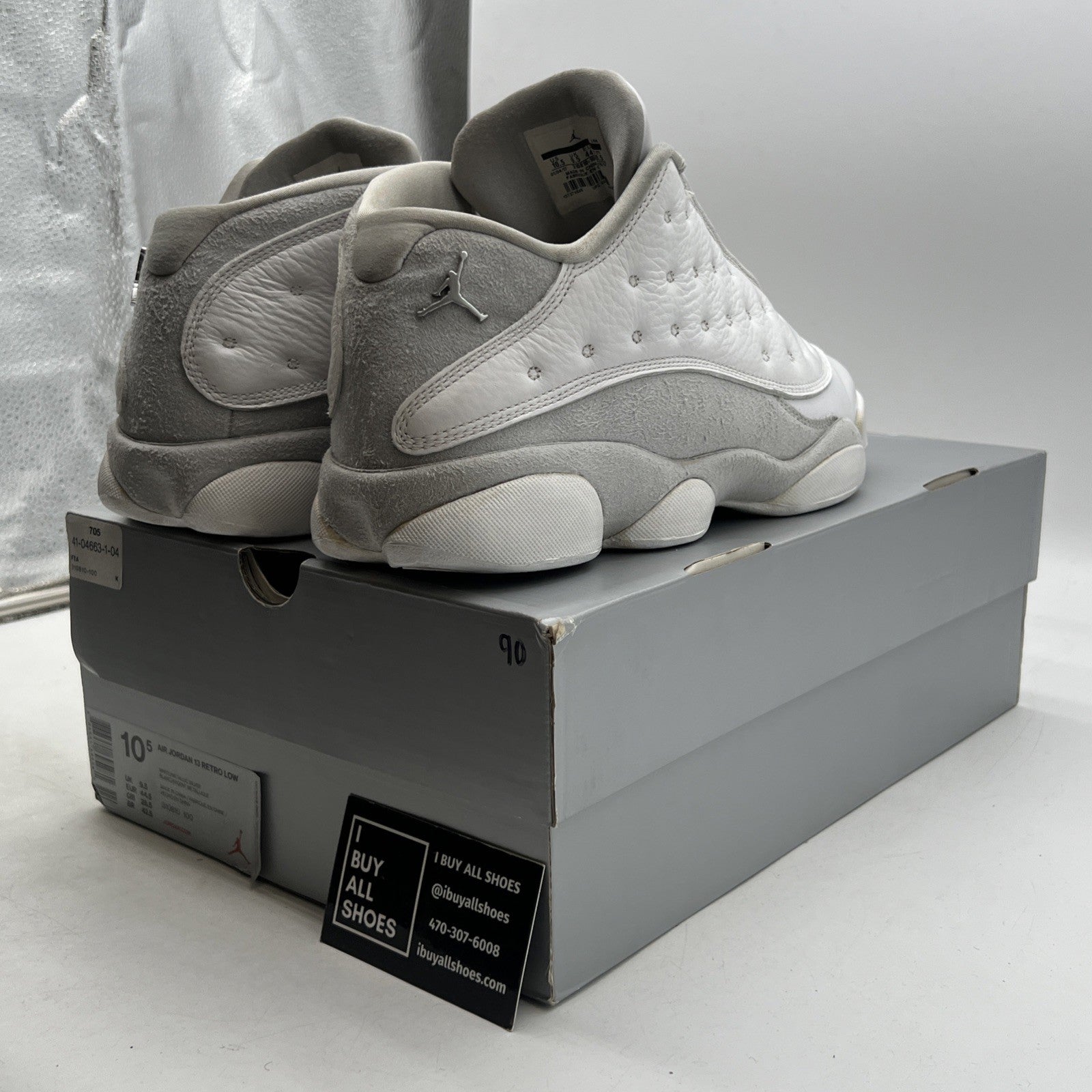Size 10.5 - Air Jordan 13 Retro Low Pure Money (310810-100)