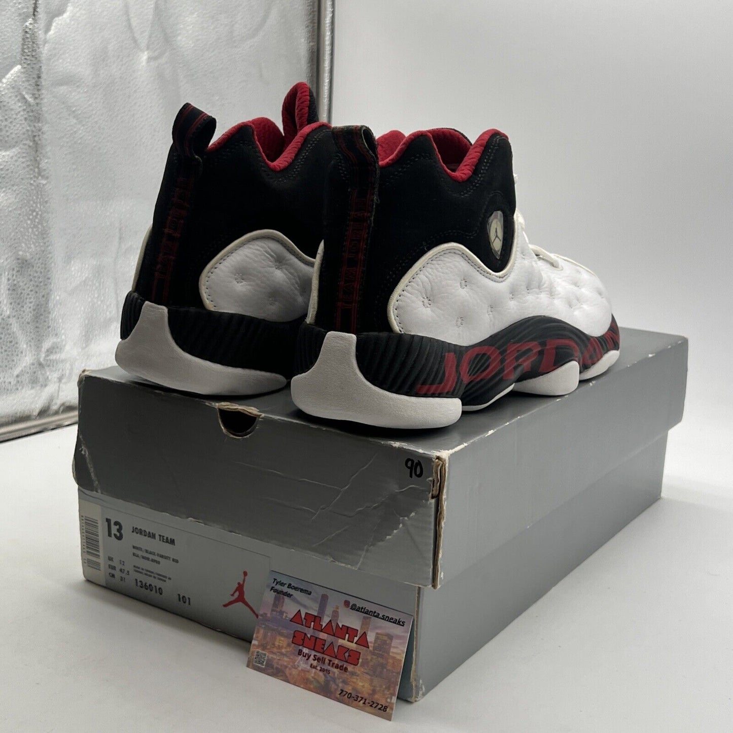Size 13 - Jordan Team Black -(136010-101)