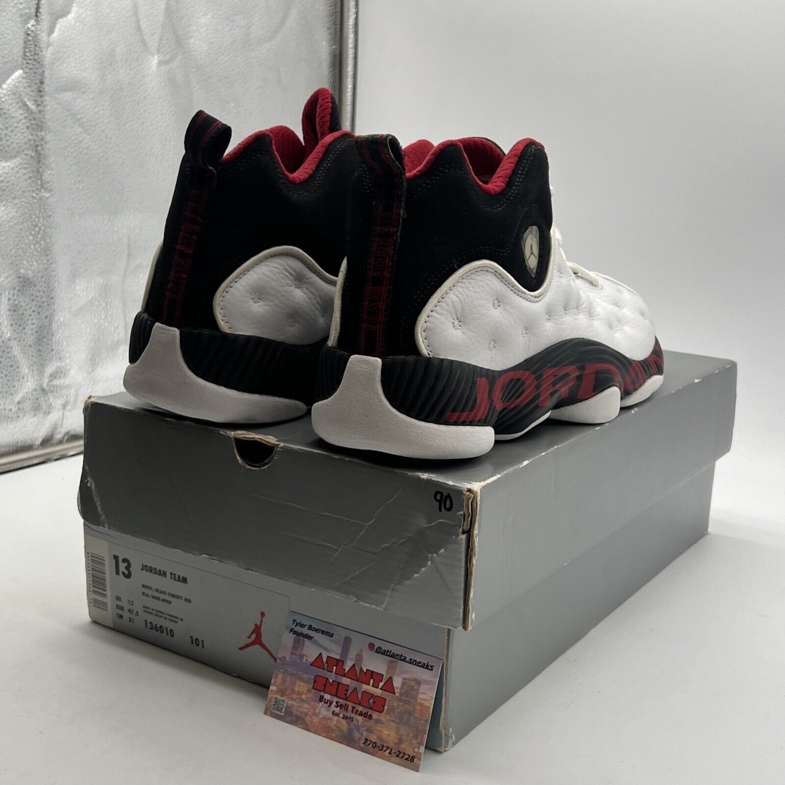 Size 13 - Jordan Team Black -(136010-101)