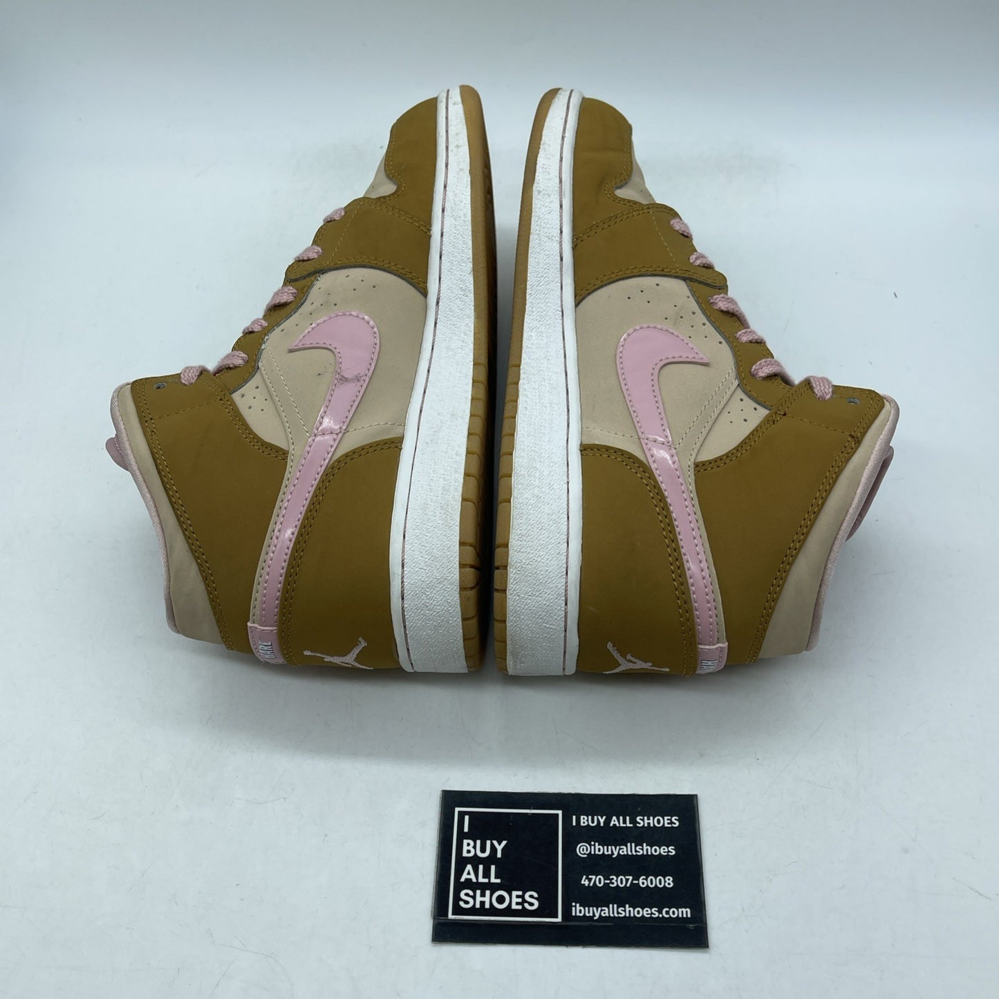 Size 6.5Y (GS) - Jordan 1 Mid Lola Bunny Brown Pink Suede Leather (724072-730)