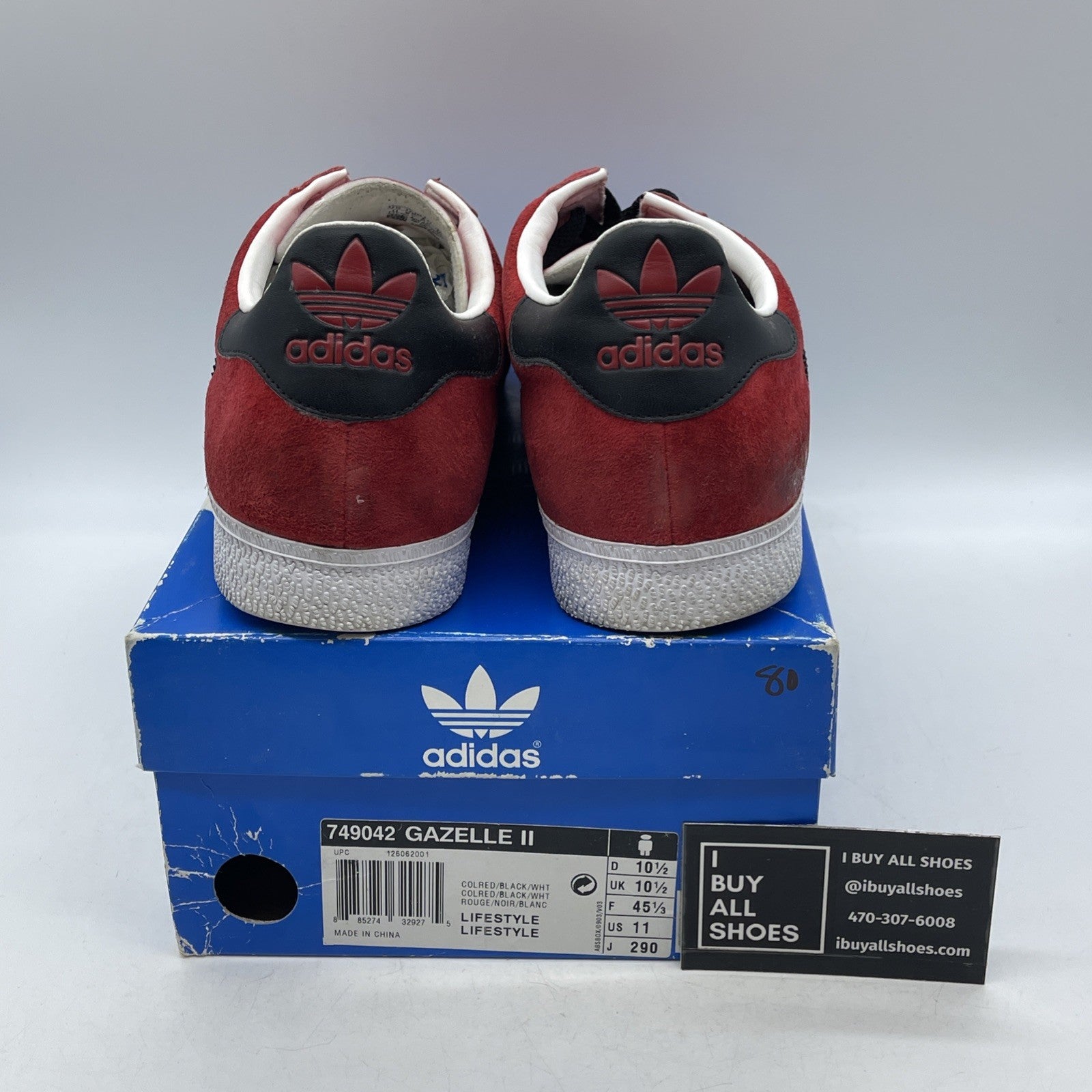 Size 11 - adidas Gazelle Manchester United Athletic Limited Streetwear (749042)