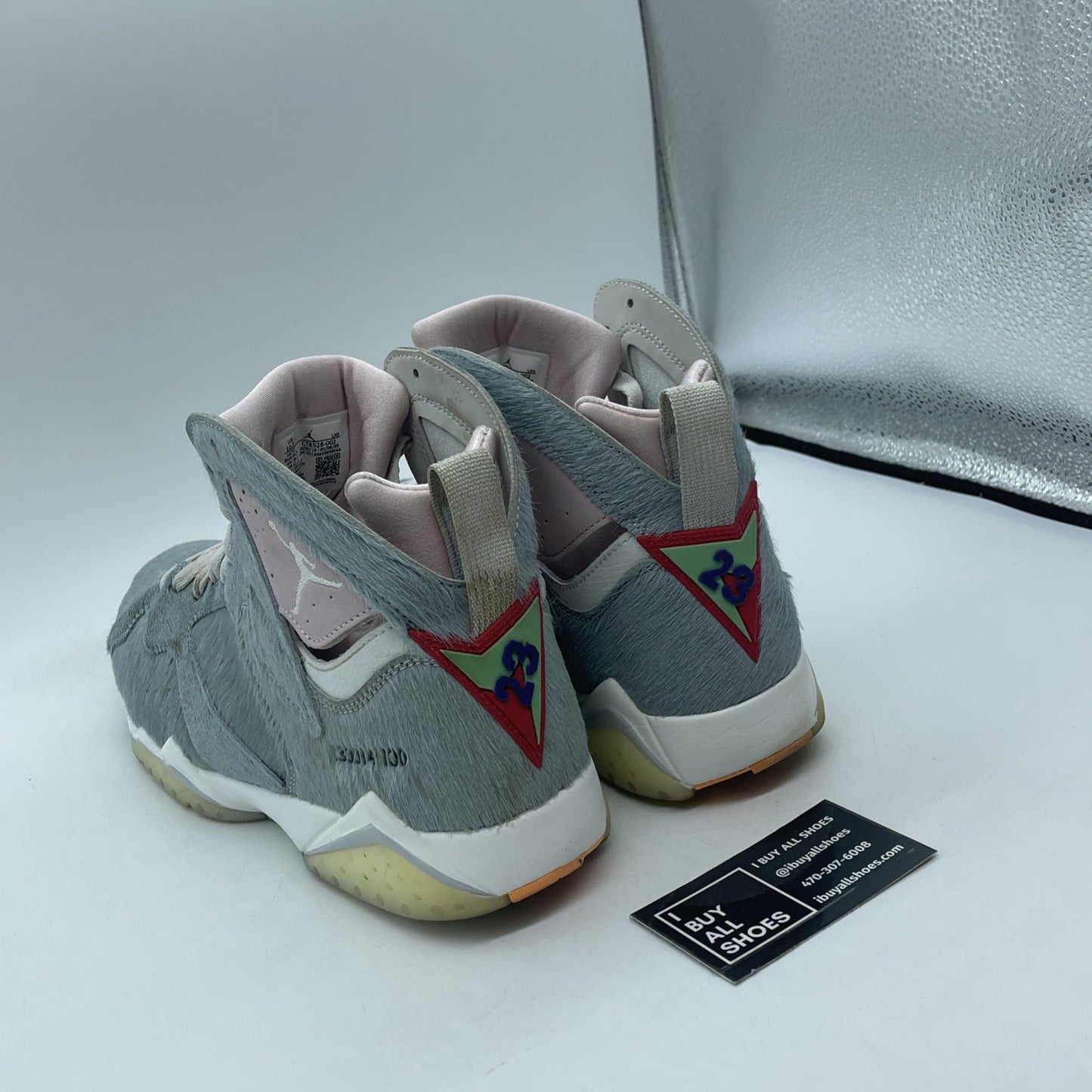 Size 10.5 - Air Jordan 7 Retro SE Hare 2.0 Grey Pink Suede (CT8528-002)