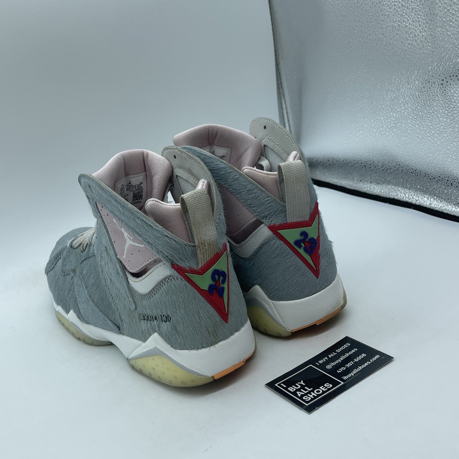 Size 10.5 - Air Jordan 7 Retro SE Hare 2.0 Grey Pink Suede (CT8528-002)
