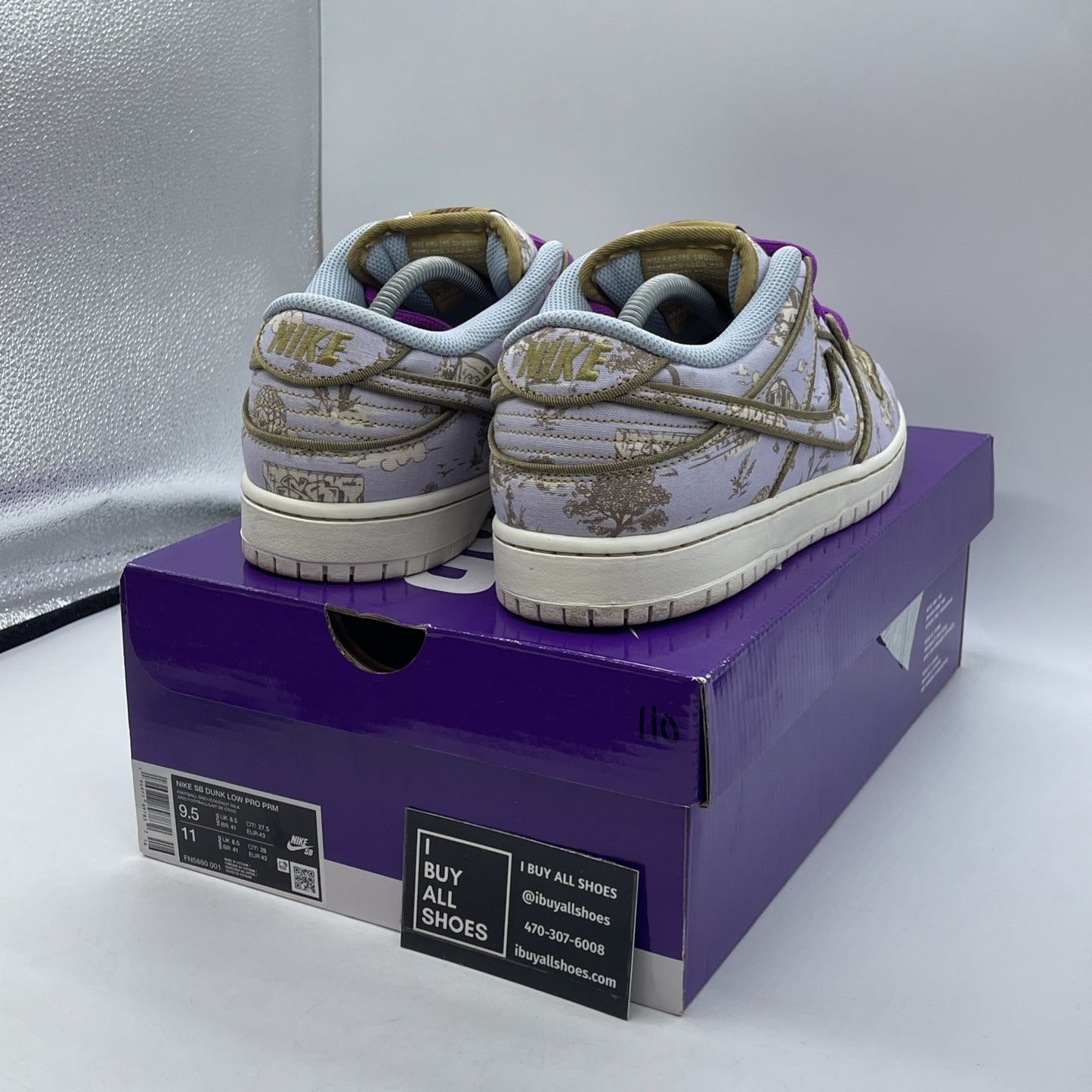 Size 9.5 - Nike Dunk Premium SB Low City of Style Pack Brown (FN5880-001)