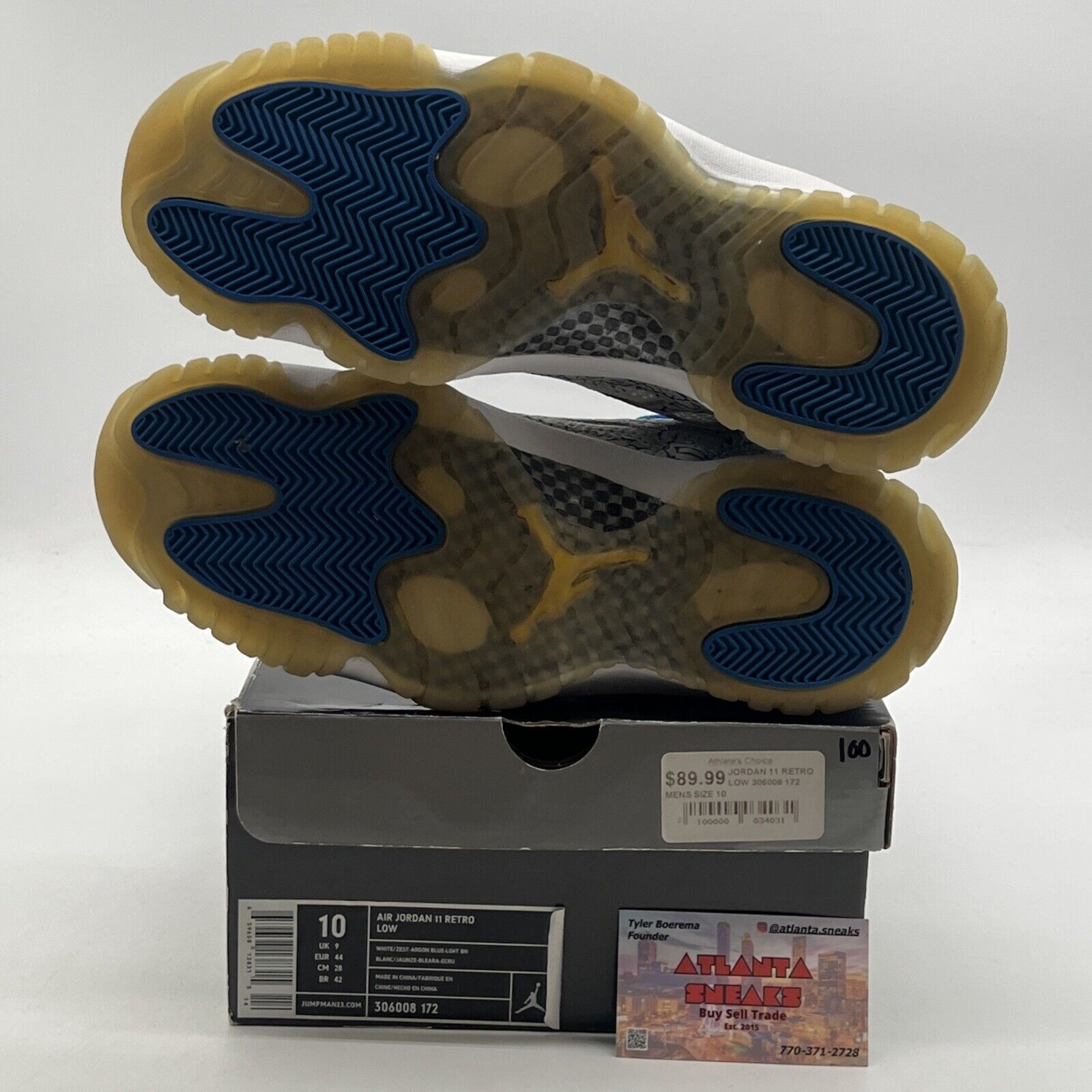 Size 10 - Air Jordan 11 Retro Low IE (306008-172)