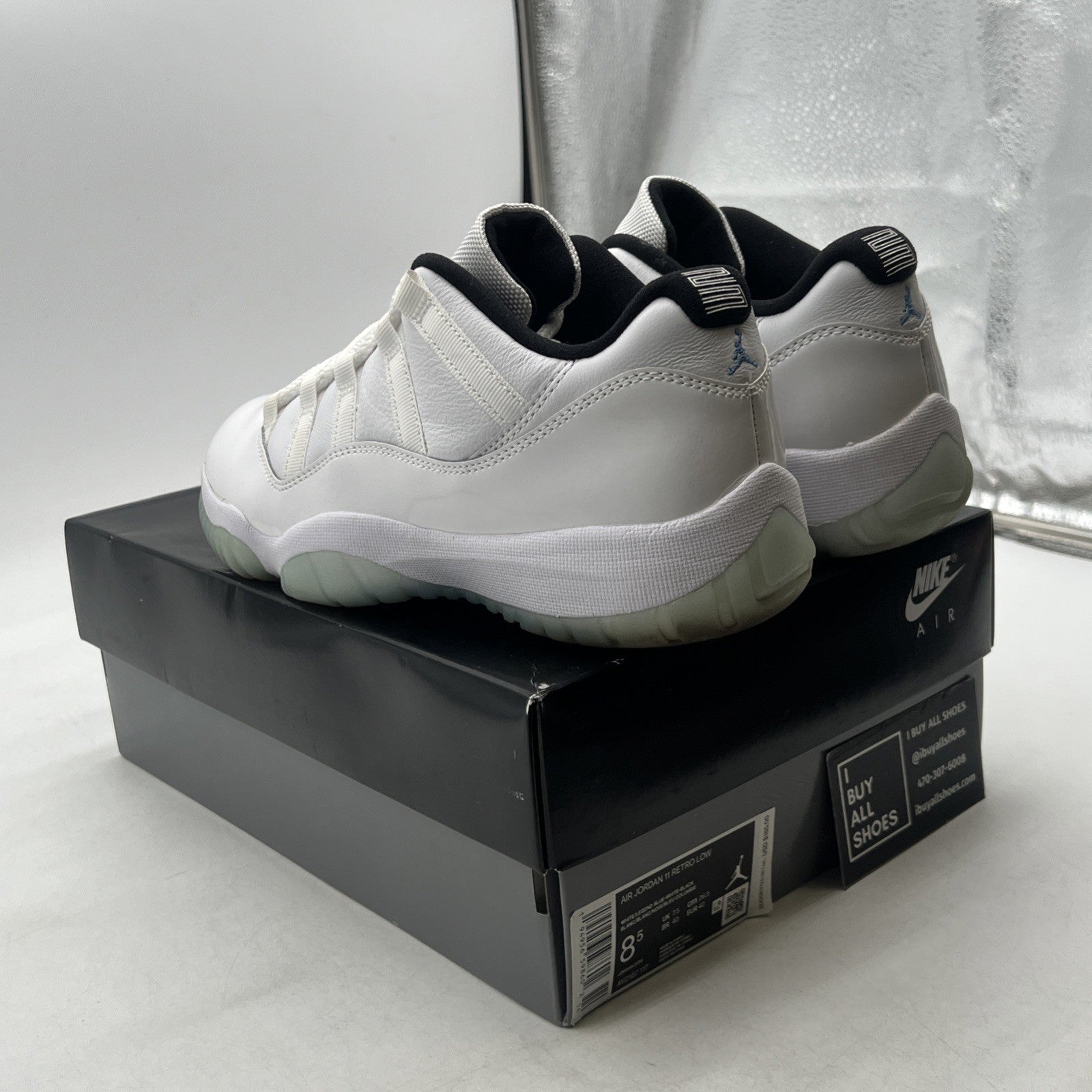 Size 8.5 - Air Jordan 11 Retro Low Legend Blue (AV2187-117)