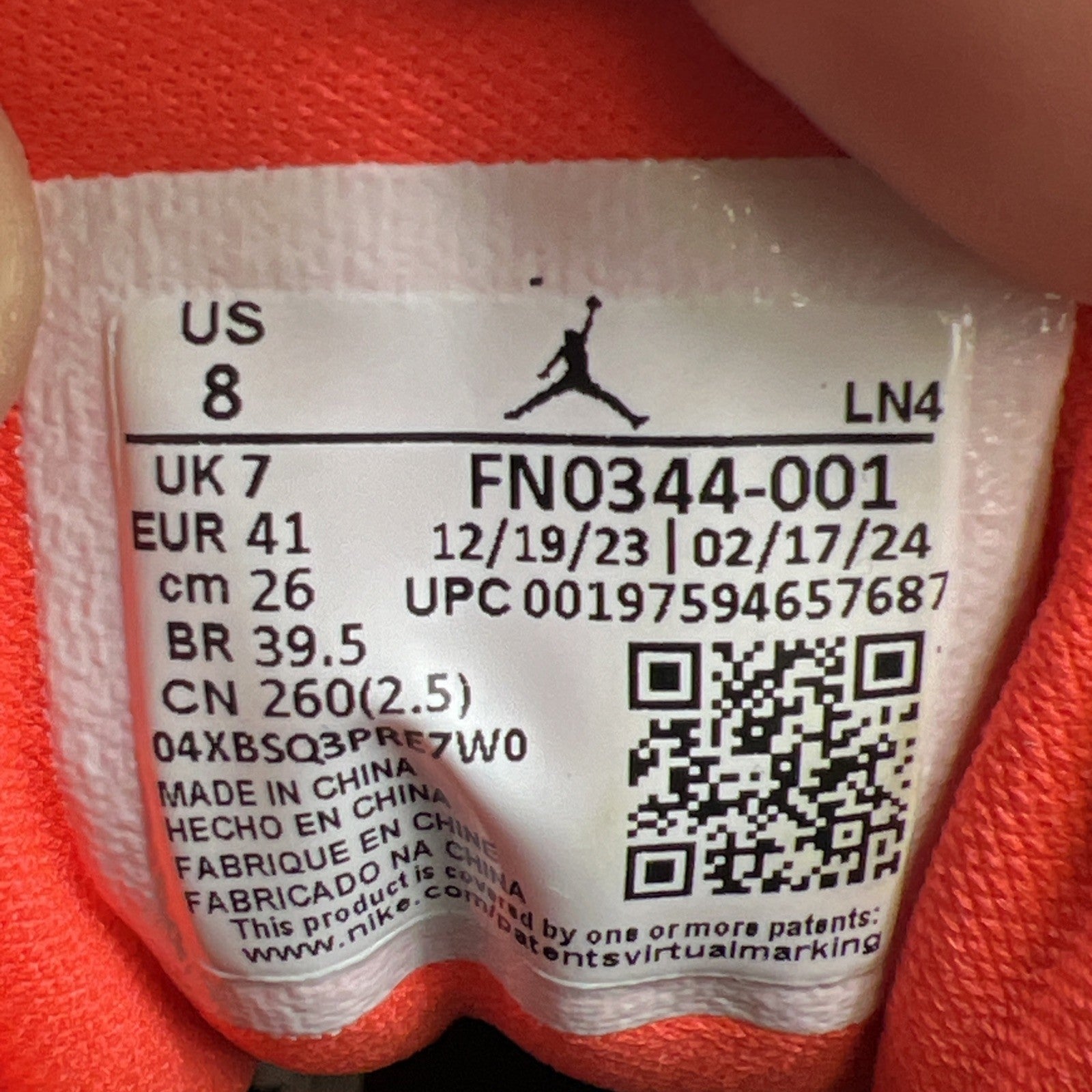 Size 8 - J. Balvin x Air Jordan 3 Retro Rio (FN0344-001)