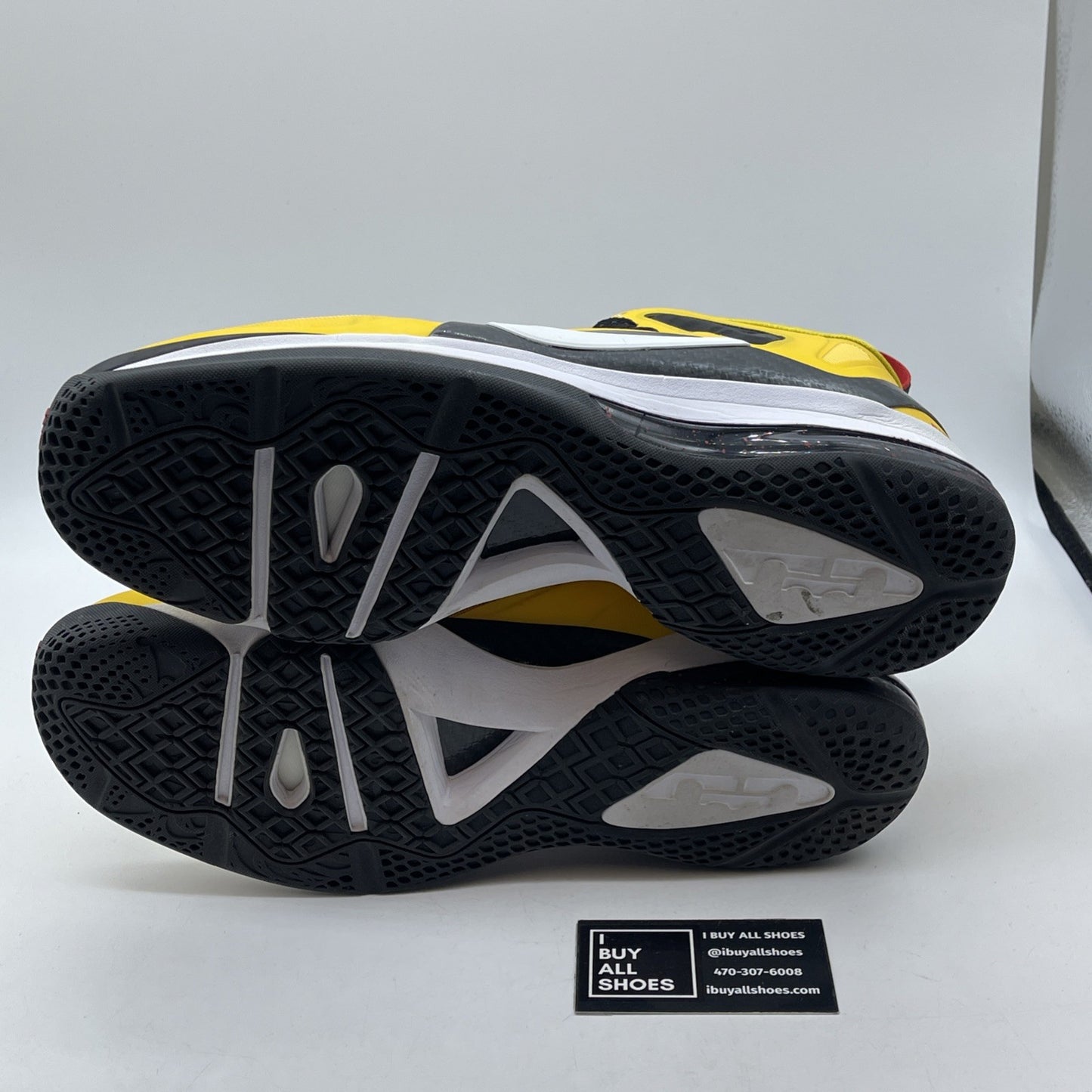 Size 13 - Nike LeBron 9 P.S. Elite Taxi Yellow Black Leather (516958-700)