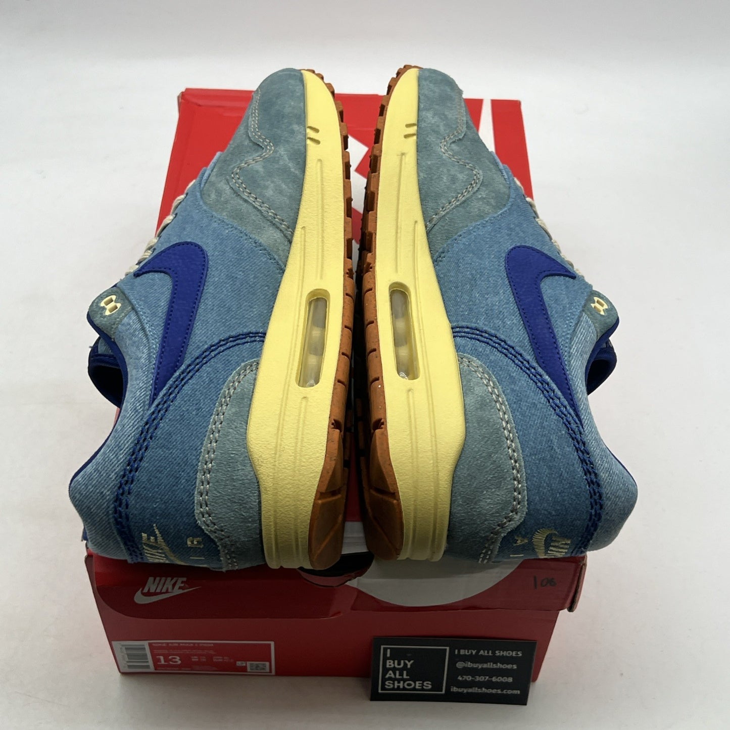 Size 13 - Nike Air Max 1 Premium Dirty Denim 2022 (DV3050-300)