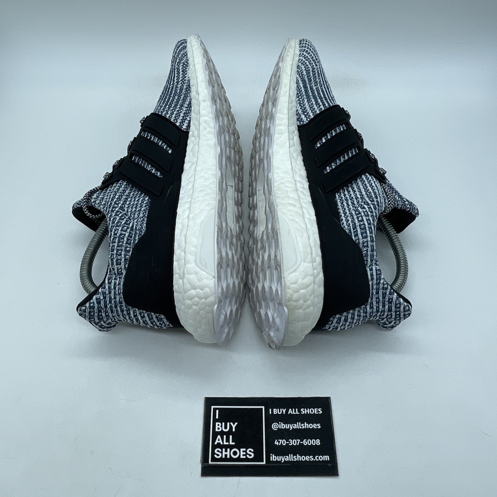 Size 8 - adidas Parley x UltraBoost 4.0 White Carbon Blue Suede (BC0248)