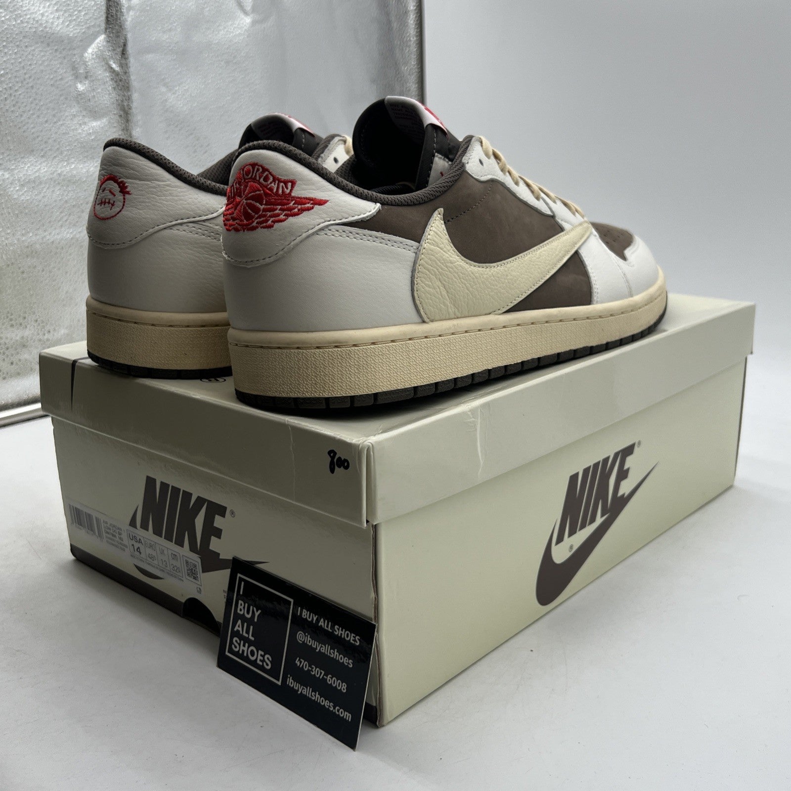 Size 14 - Air Jordan 1 Low OG x Travis Scott Reverse Mocha (DM7766-162)