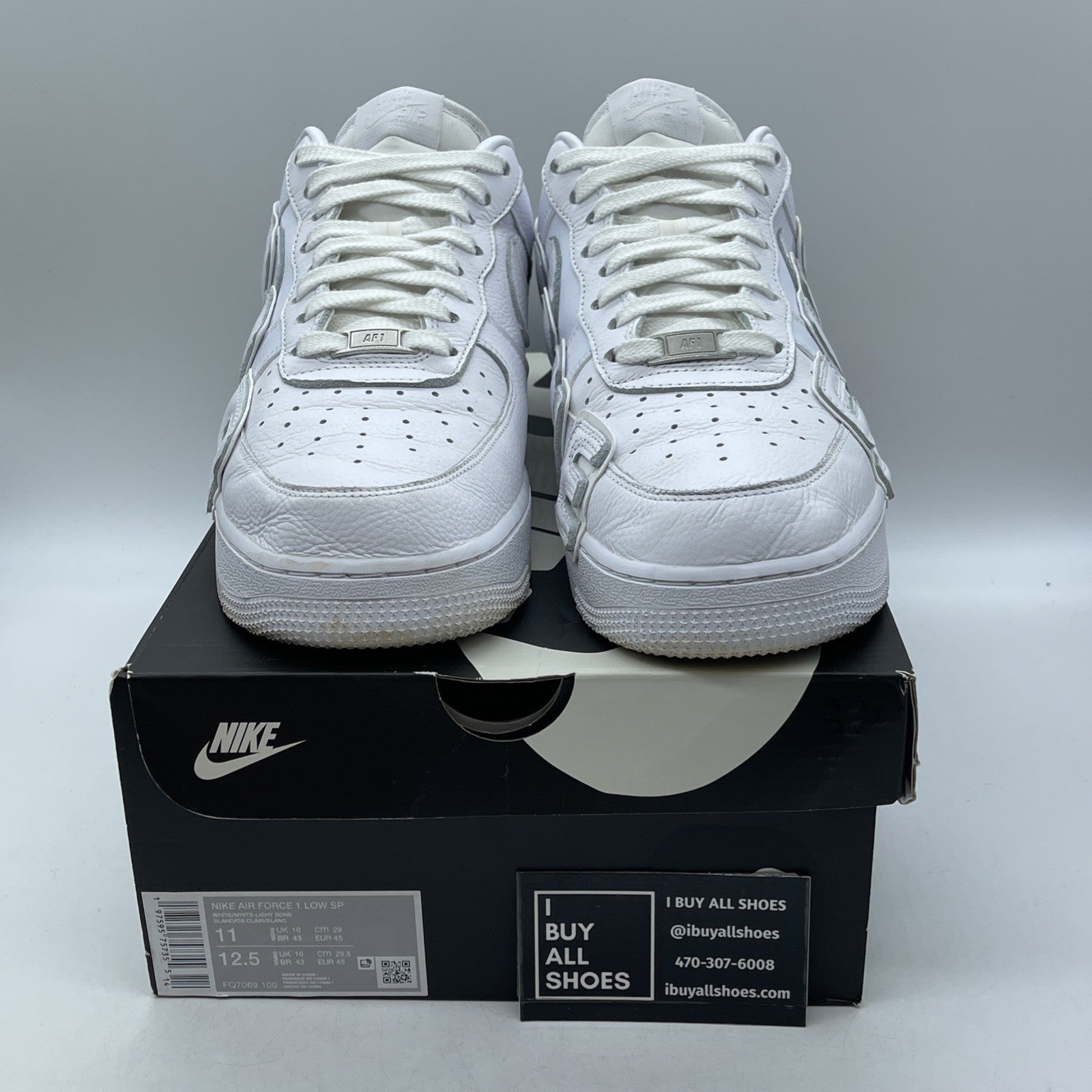 Size 11 - Nike Cactus Plant Flea Market x Air Force 1 Premium 2024 Low White