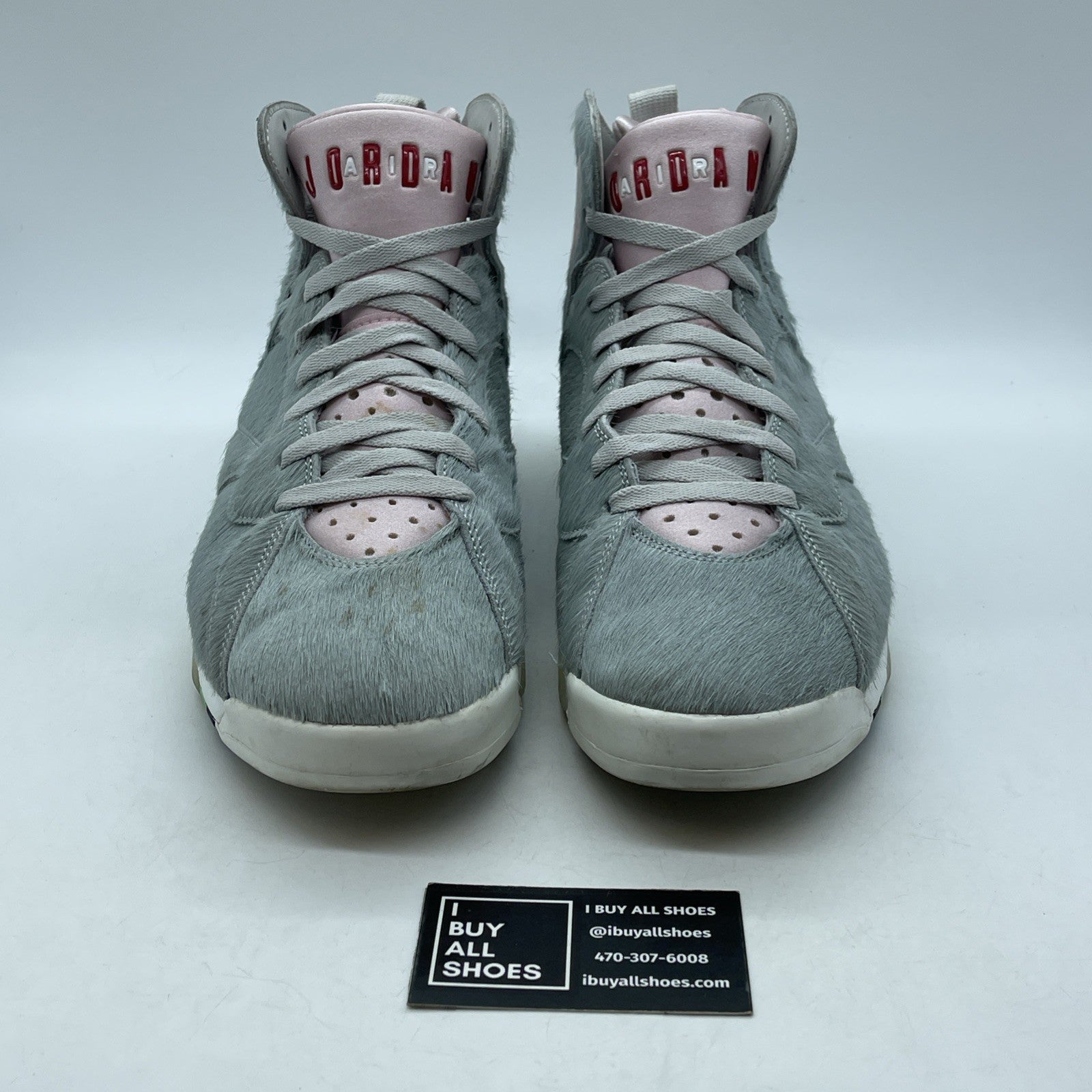 Size 12 - Air Jordan 7 Retro SE Hare 2.0 Grey Pink Red Suede (CT8528-002)