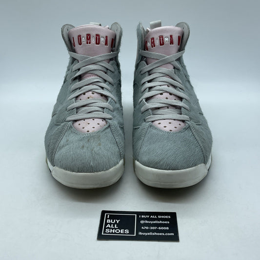 Size 12 - Air Jordan 7 Retro SE Hare 2.0 Grey Pink Red Suede (CT8528-002)